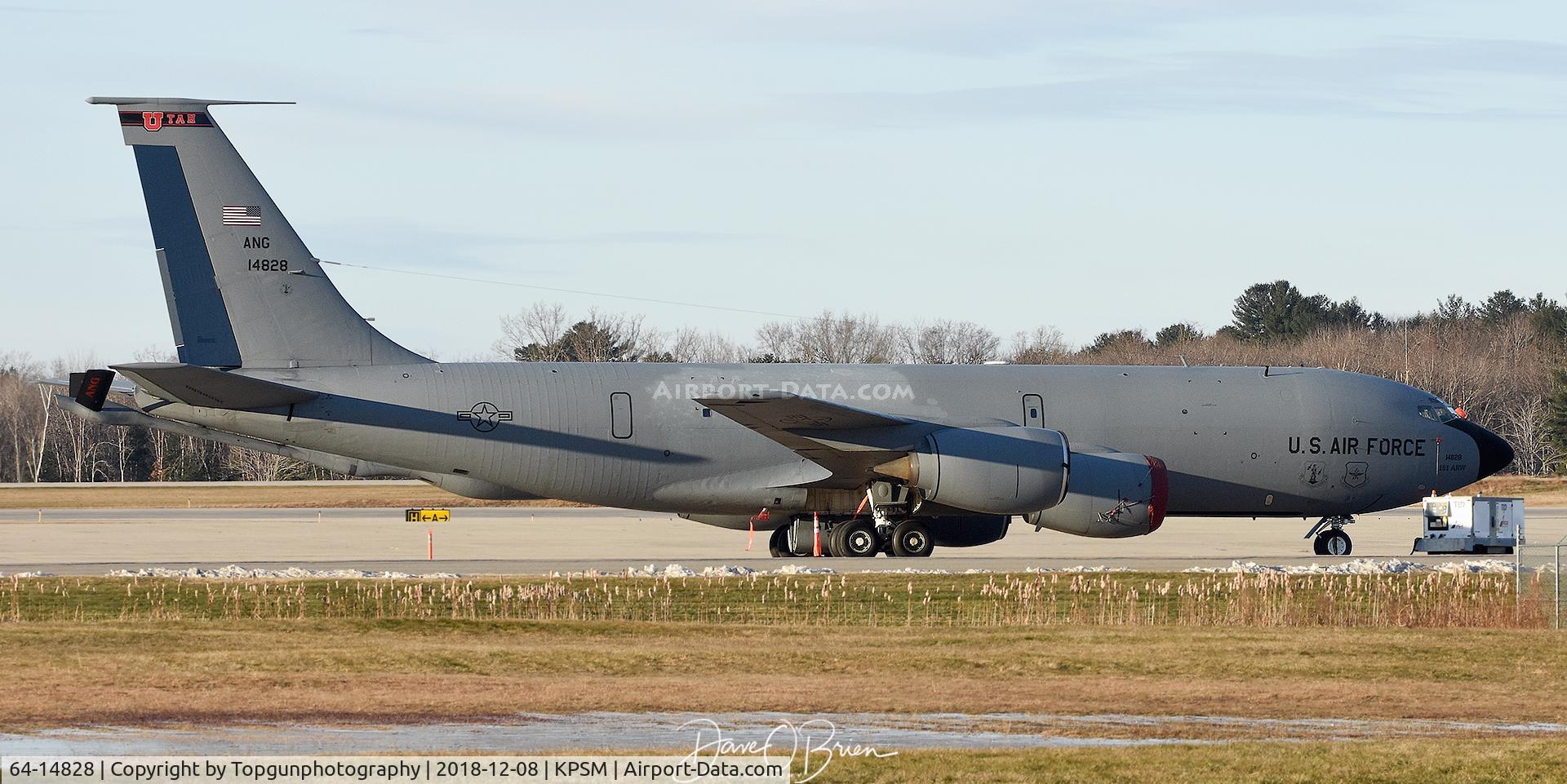64-14828, 1964 Boeing KC-135R Stratotanker C/N 18768, 191st ARS tanker sits on the ramp