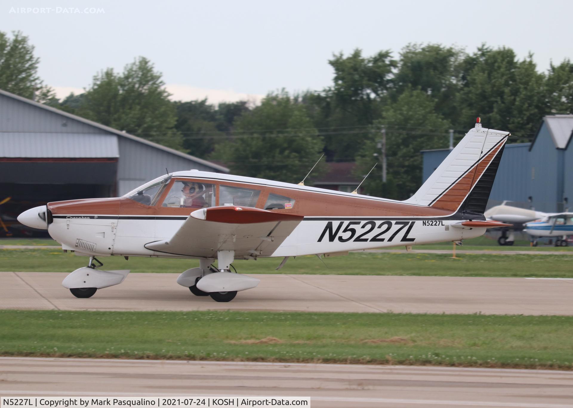 N5227L, 1967 Piper PA-28-180 C/N 28-4521, Piper PA-28-180