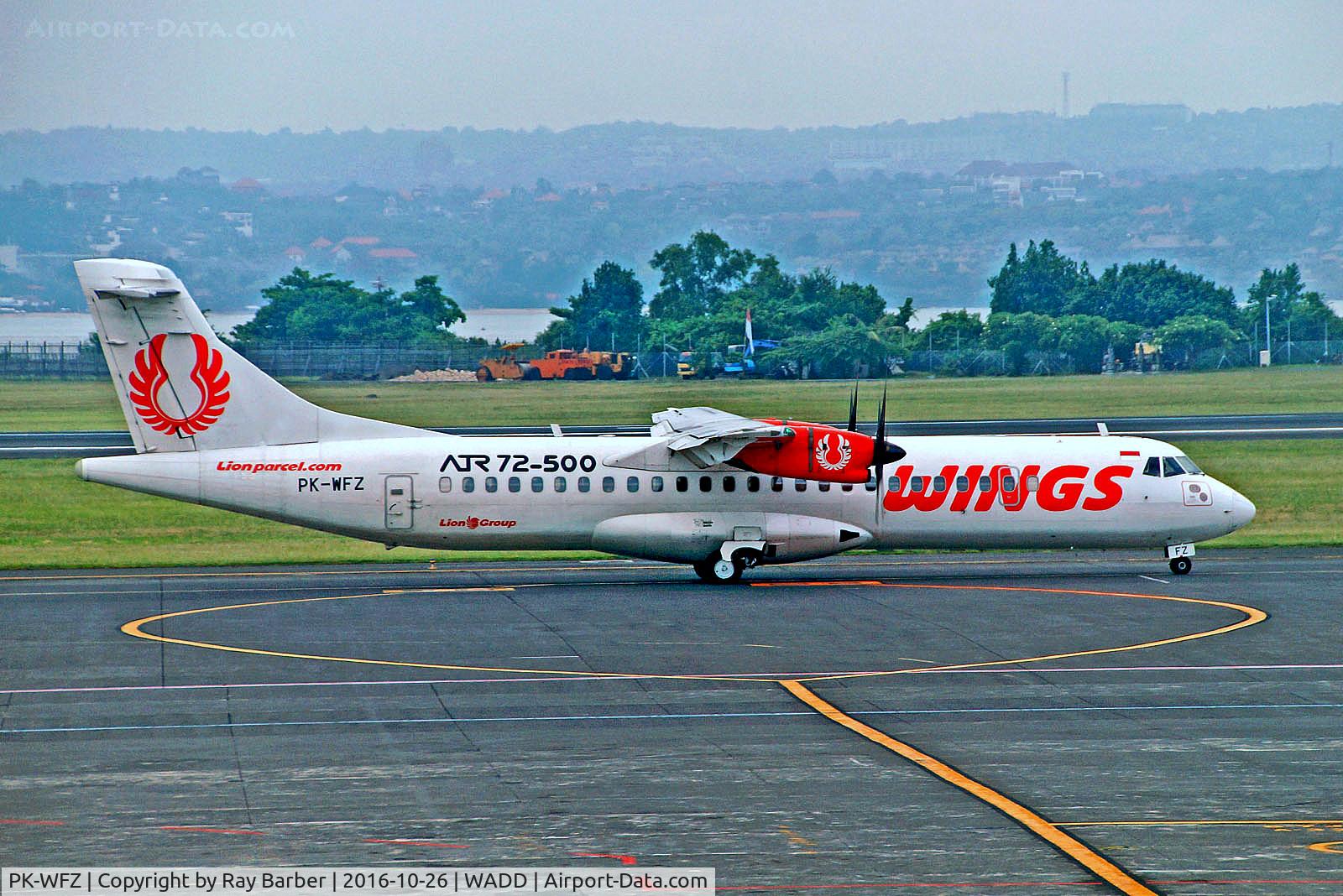 PK-WFZ, 2012 ATR 72-600 C/N 1055, PK-WFZ   Aerospatiale ATR-72 -212A [1055] (Wings Abadi Air) Ngurah Rai-Int'l (Denpasar)~PK 26/10/2016