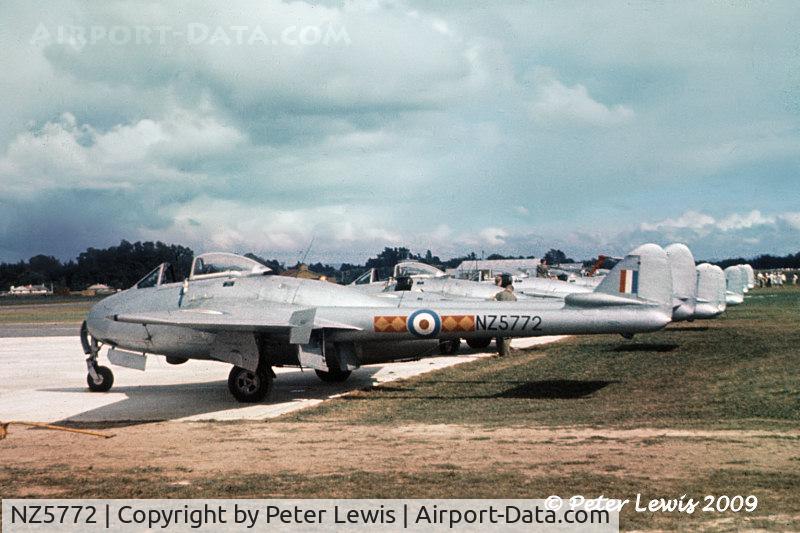 NZ5772, De Havilland DH-100 Vampire FB.5 C/N Not found NZ5772, 75Sdn RNZAF