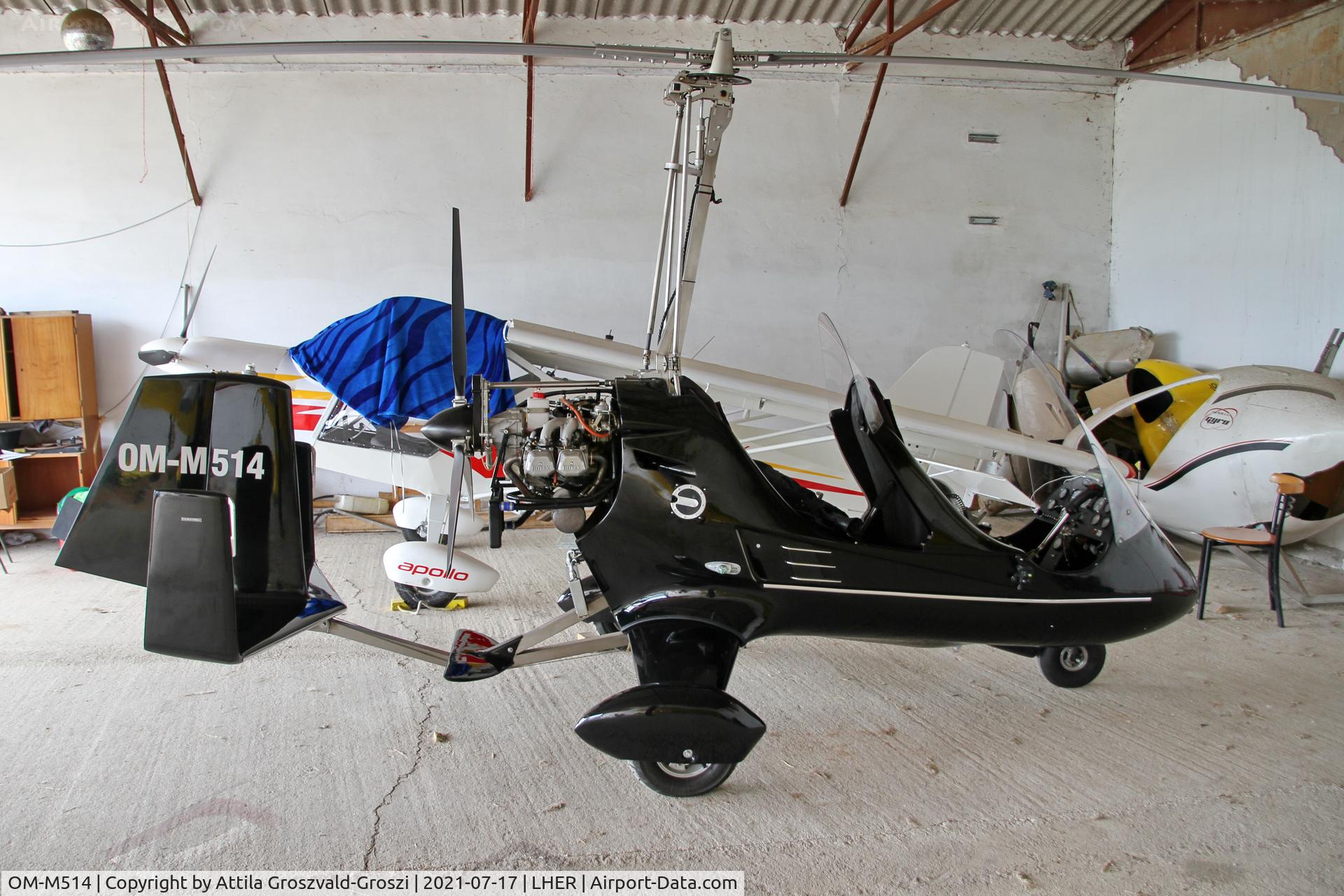 OM-M514, 2016 Apollo Gyro Ag1 C/N 170616, LHER - Eger, Apollo Airport, Hungary
