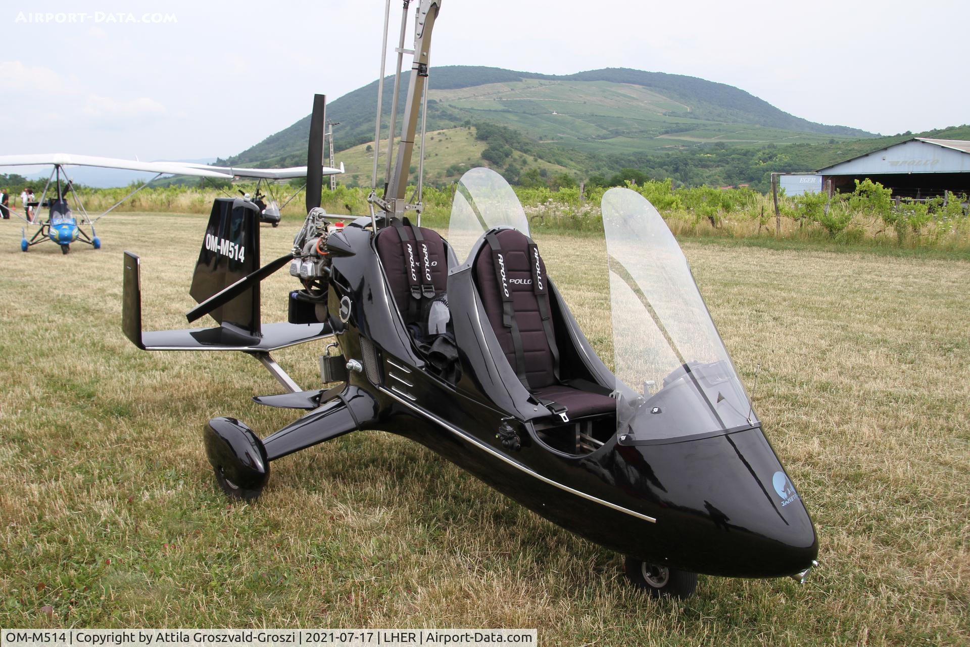 OM-M514, 2016 Apollo Gyro Ag1 C/N 170616, LHER - Eger, Apollo Airport, Hungary