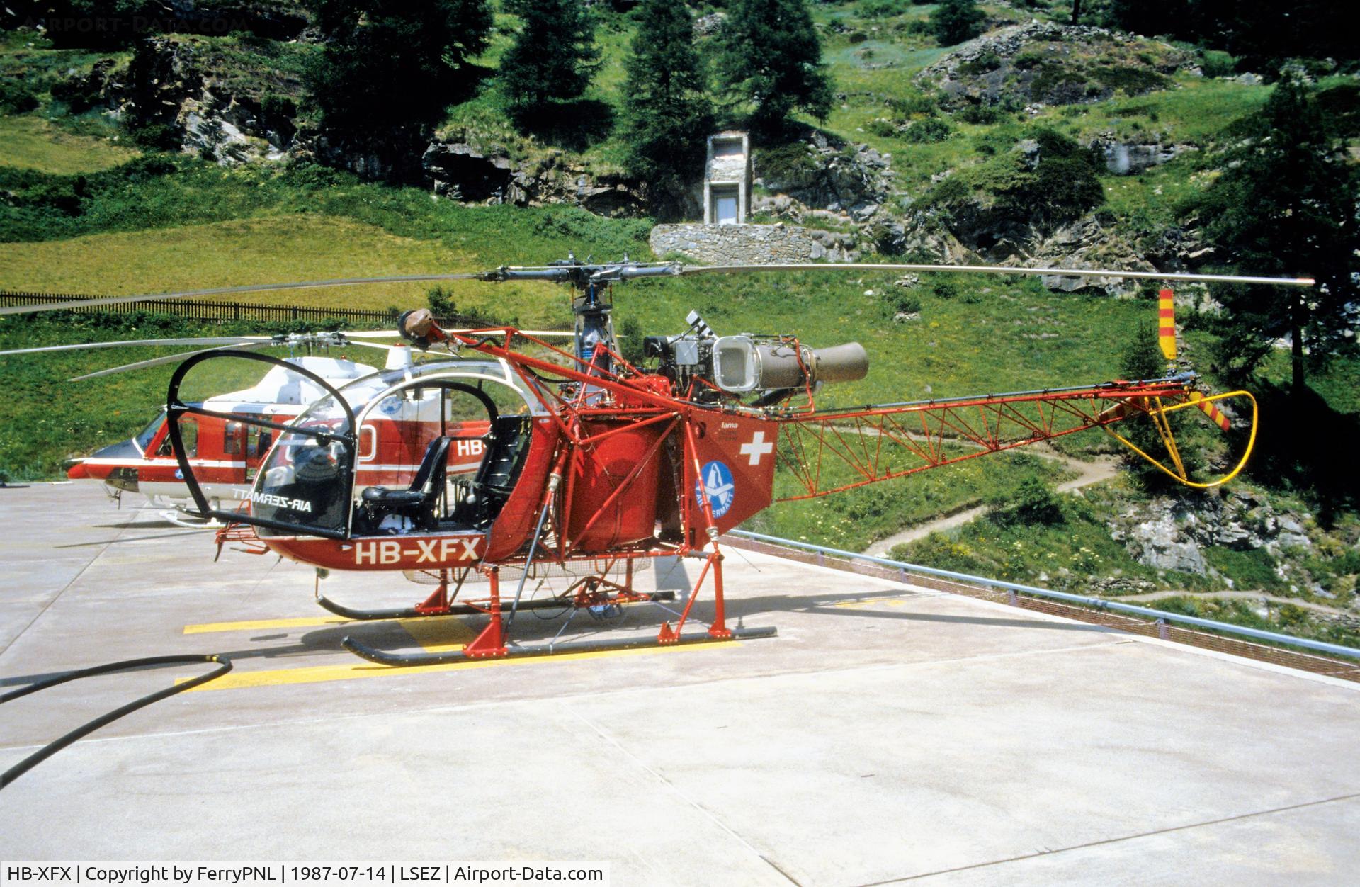 HB-XFX, 1976 Aérospatiale SA-315B Lama C/N 2445, Air Zermatt SA315 Lama
