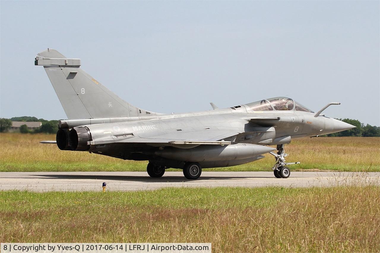 8, Dassault Rafale M C/N 8, Dassault Rafale M, Taxiing to flight-line, Landivisiau Naval Air Base (LFRJ) Tiger Meet 2017