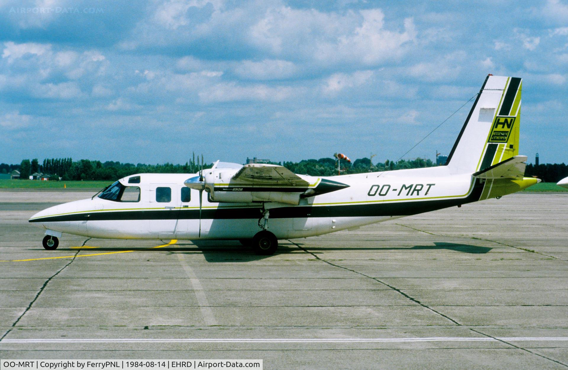 OO-MRT, 1976 Rockwell 690B Turbo Commander C/N 11357, Hessenatie R690