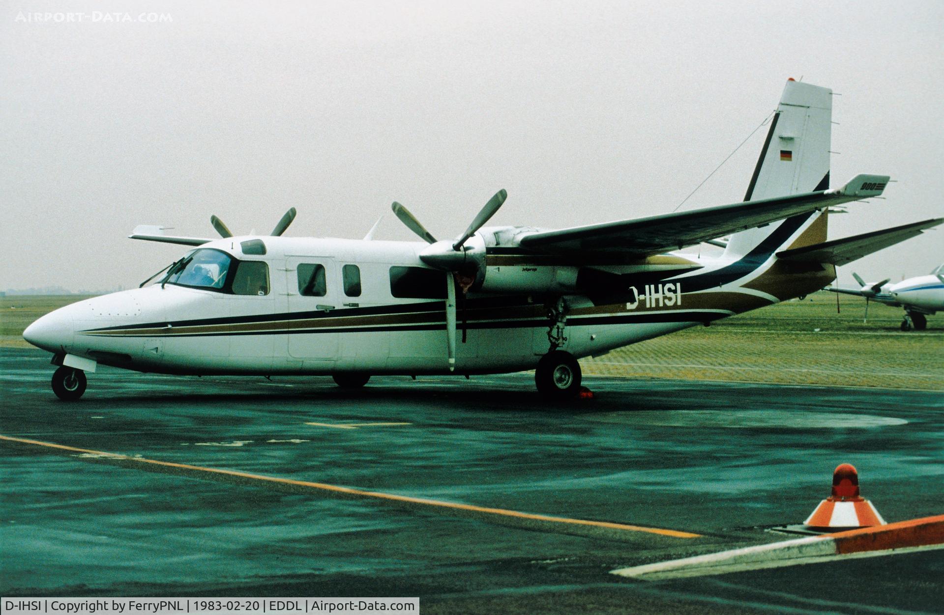 D-IHSI, 1980 Gulfstream Commander 695 Jetprop 980 C/N 95039, Air Evex R695