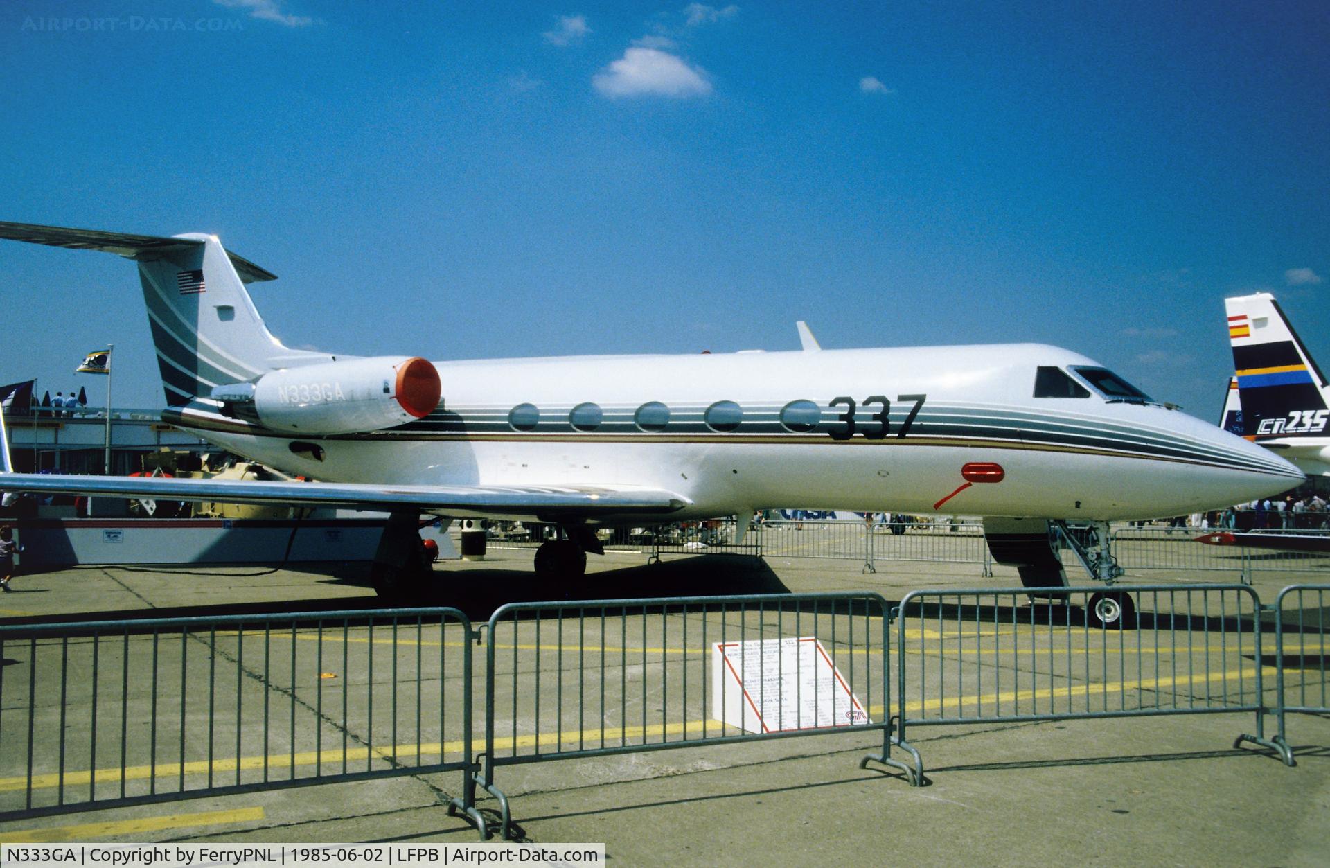 N333GA, 1984 Gulfstream G-1159A Gulfstream III C/N 432, Gulfstream III demo plane in Paris