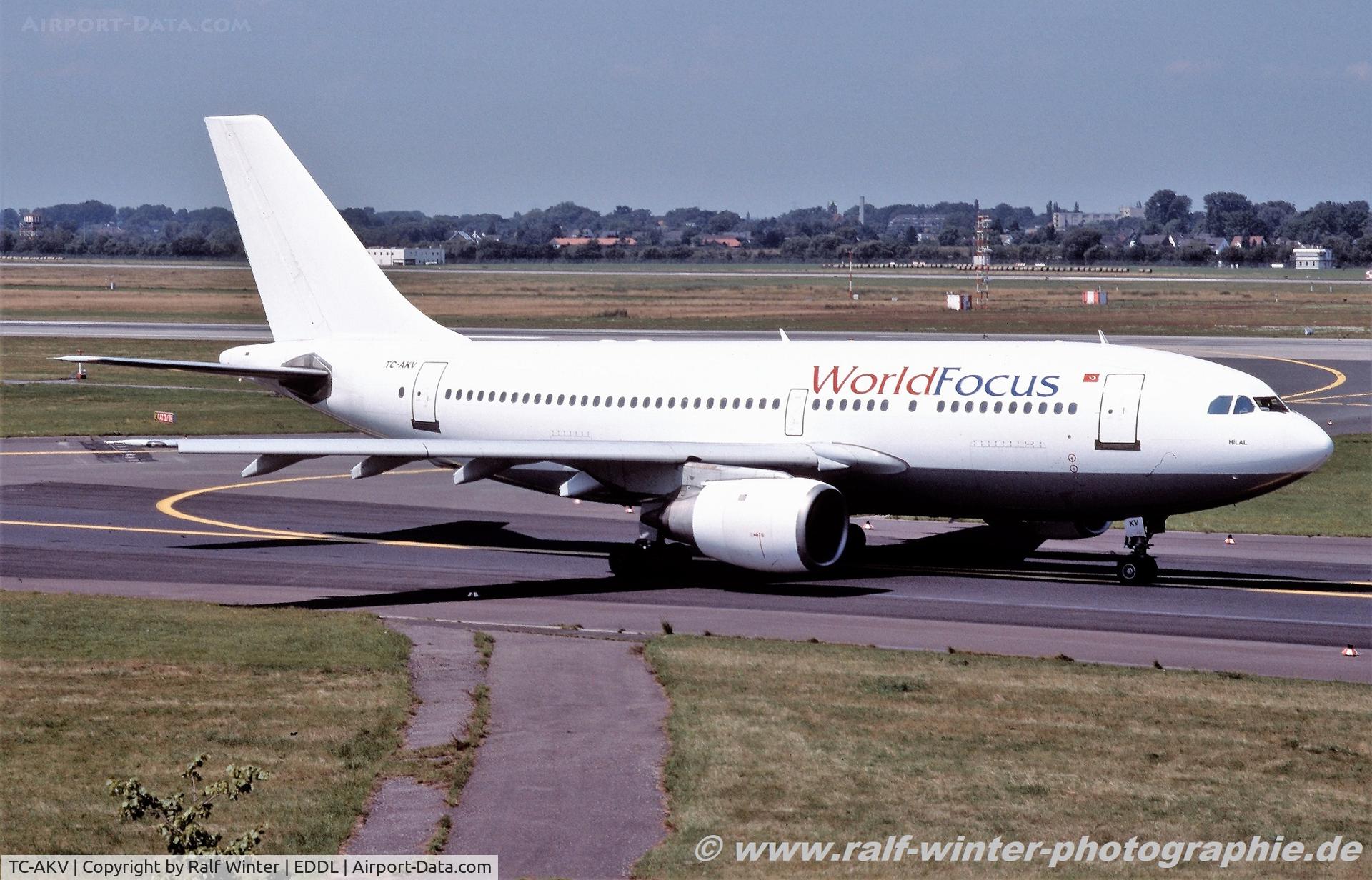 TC-AKV, 1984 Airbus A310-203 C/N 309, Airbus A310-203 - VVF World Focus Airways - 309 - TC-AKV - 08.2004