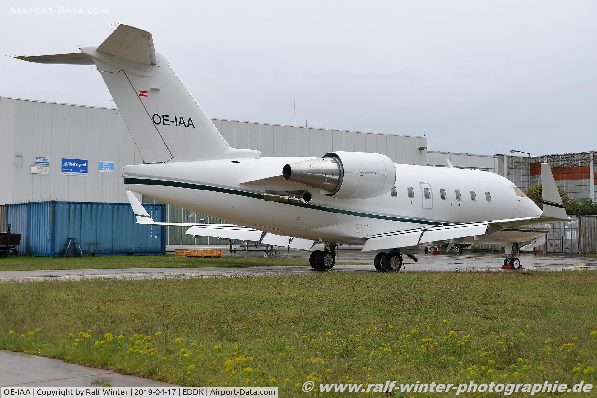 OE-IAA, 2005 Bombardier Challenger 604 (CL-600-2B16) C/N 5618, Bombardier CL-600-2B16 Challenger 604 - ESQ Europ-Star Aircraft - 5618 - OE-IAA - 17.04.2019 - CGN