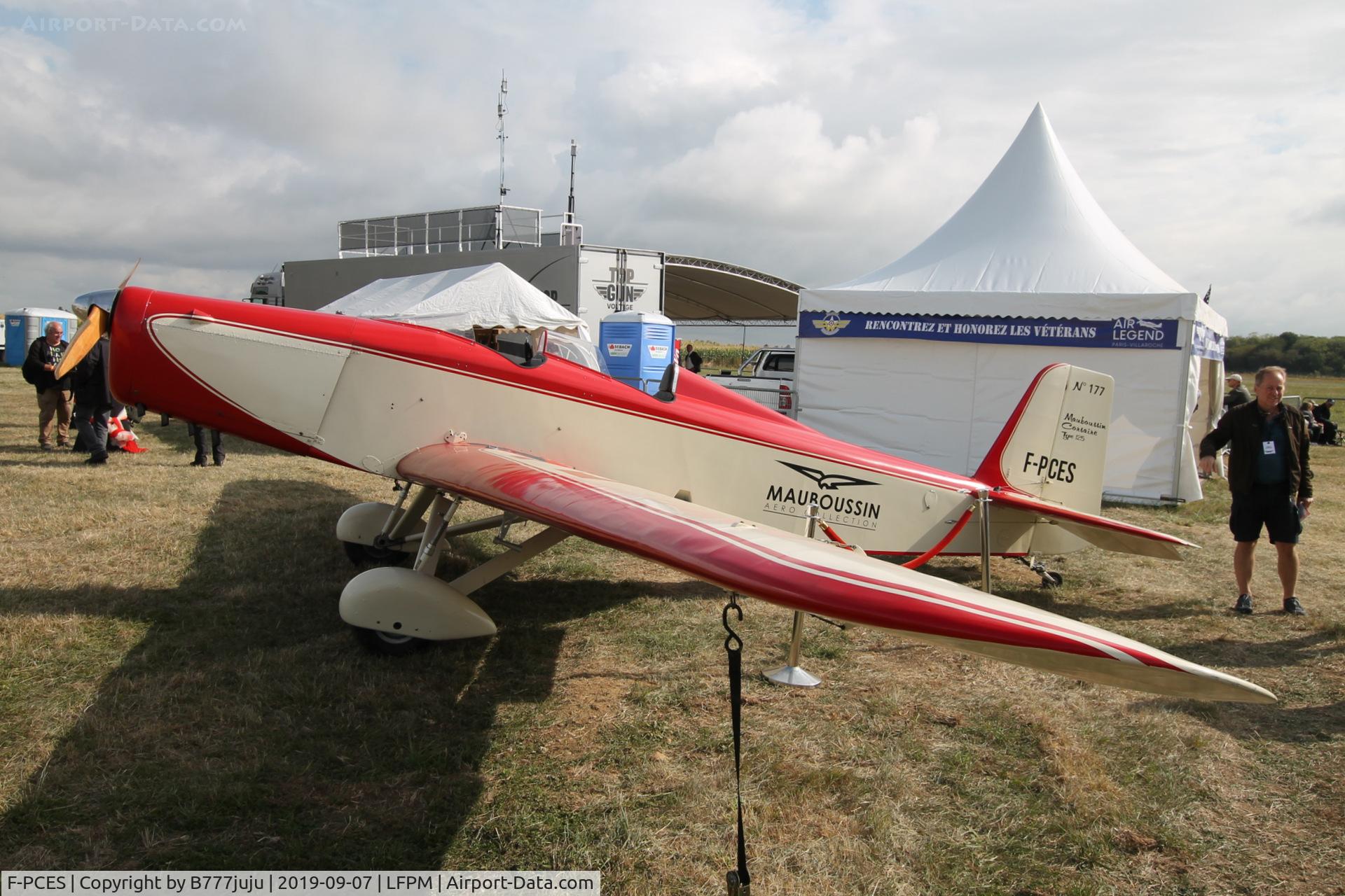 F-PCES, 1938 Mauboussin M-125 Corsaire C/N 177, during Air Légende 2019