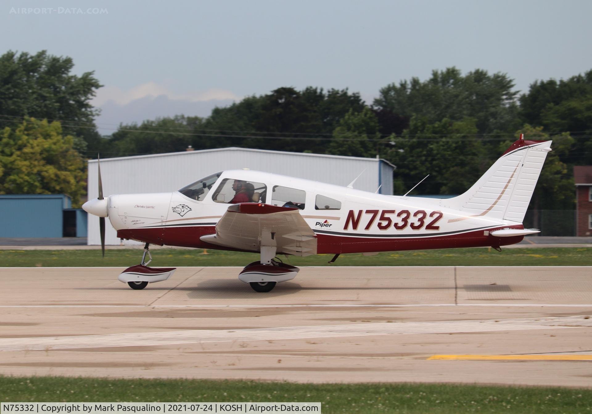 N75332, 1976 Piper PA-28-151 Cherokee Warrior C/N 28-7615290, Piper PA-28-151