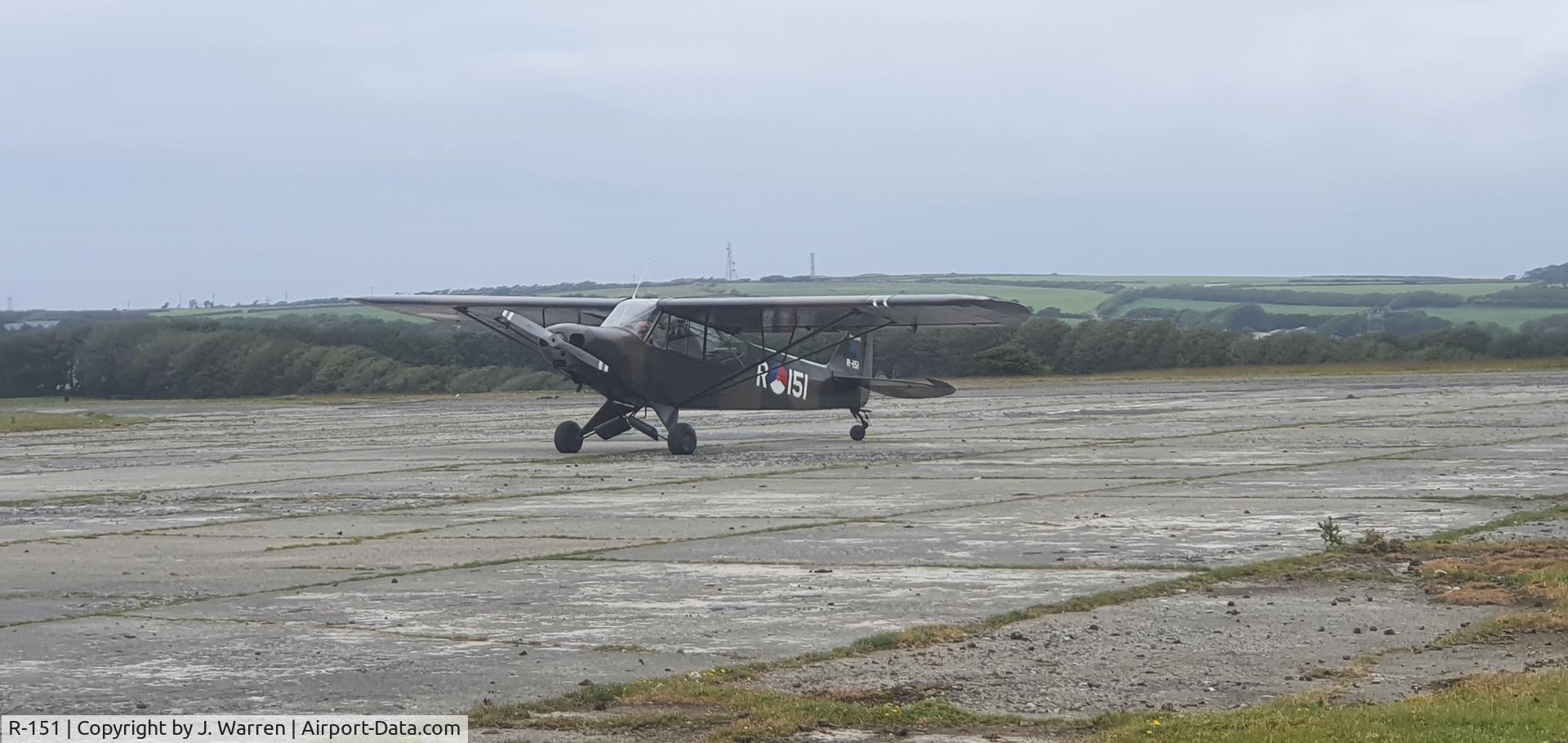 R-151, 1954 Piper L-21B Super Cub (PA-18-135) C/N 18-3841, RAF Davidstowmoor