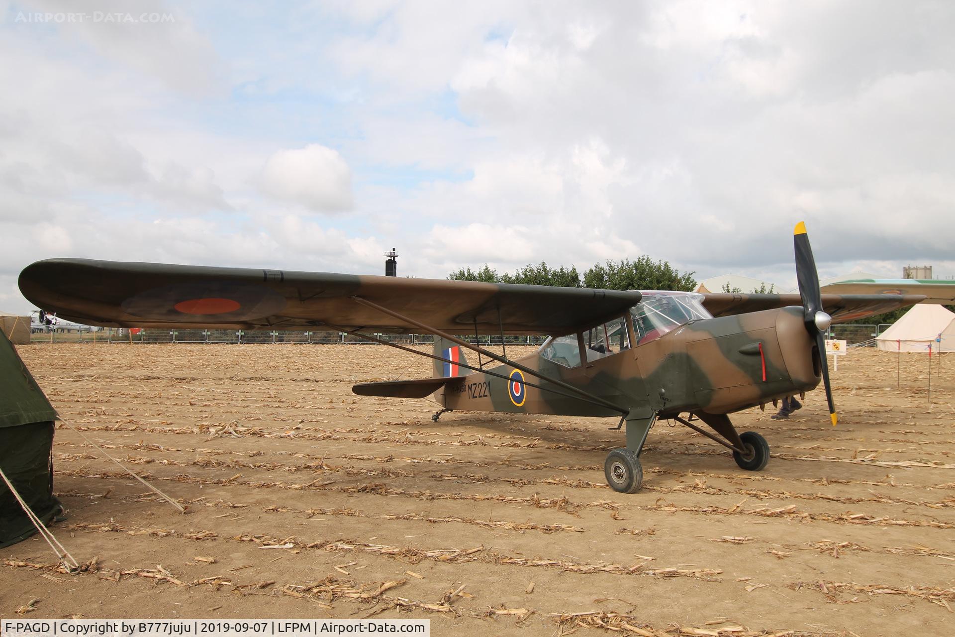 F-PAGD, 1946 Auster J-1 Autocrat C/N 2218, during Air Légende 2019