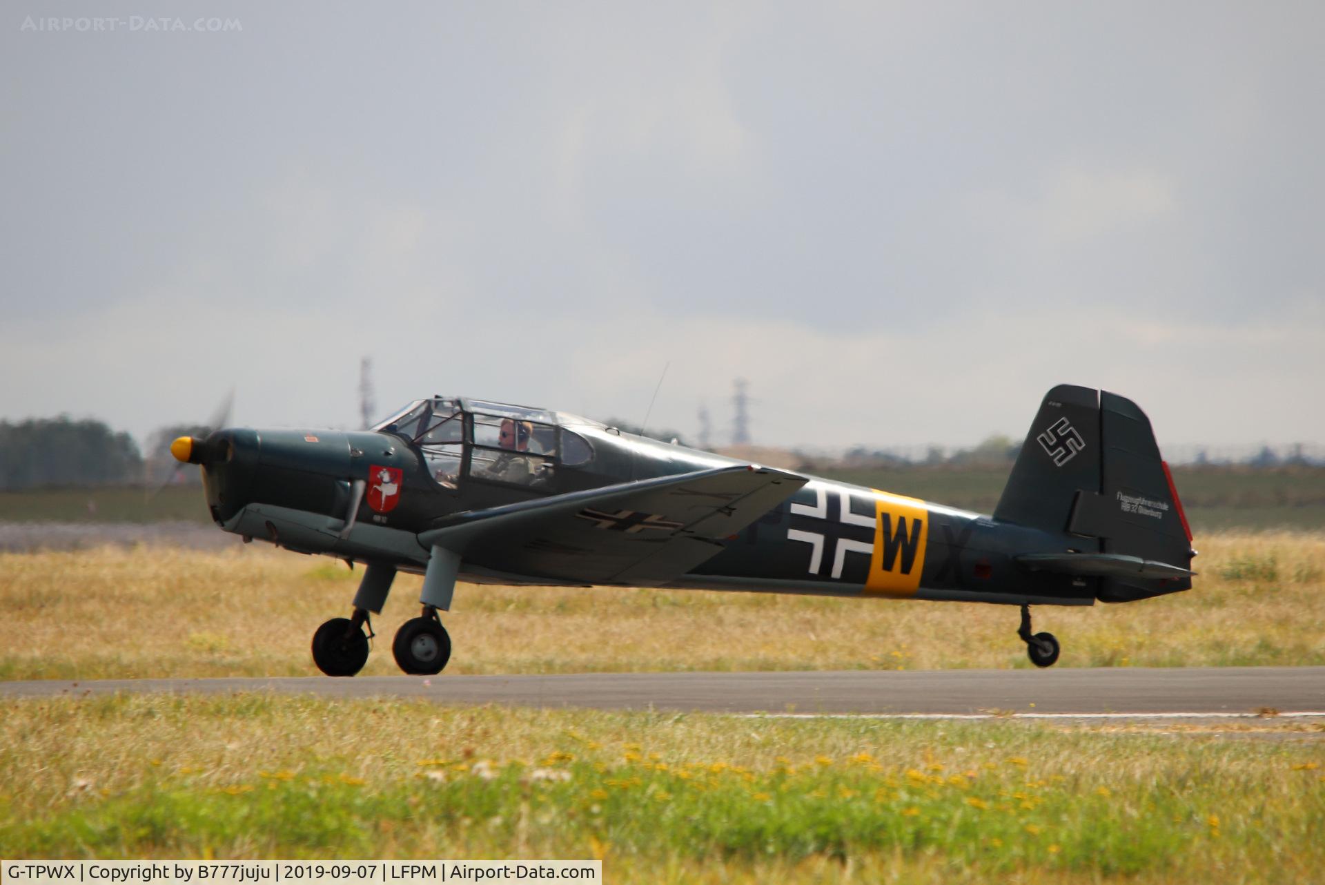 G-TPWX, 1966 Heliopolis Gomhouria Mk.6 (Bu-181) C/N 183, during Air Légende 2019