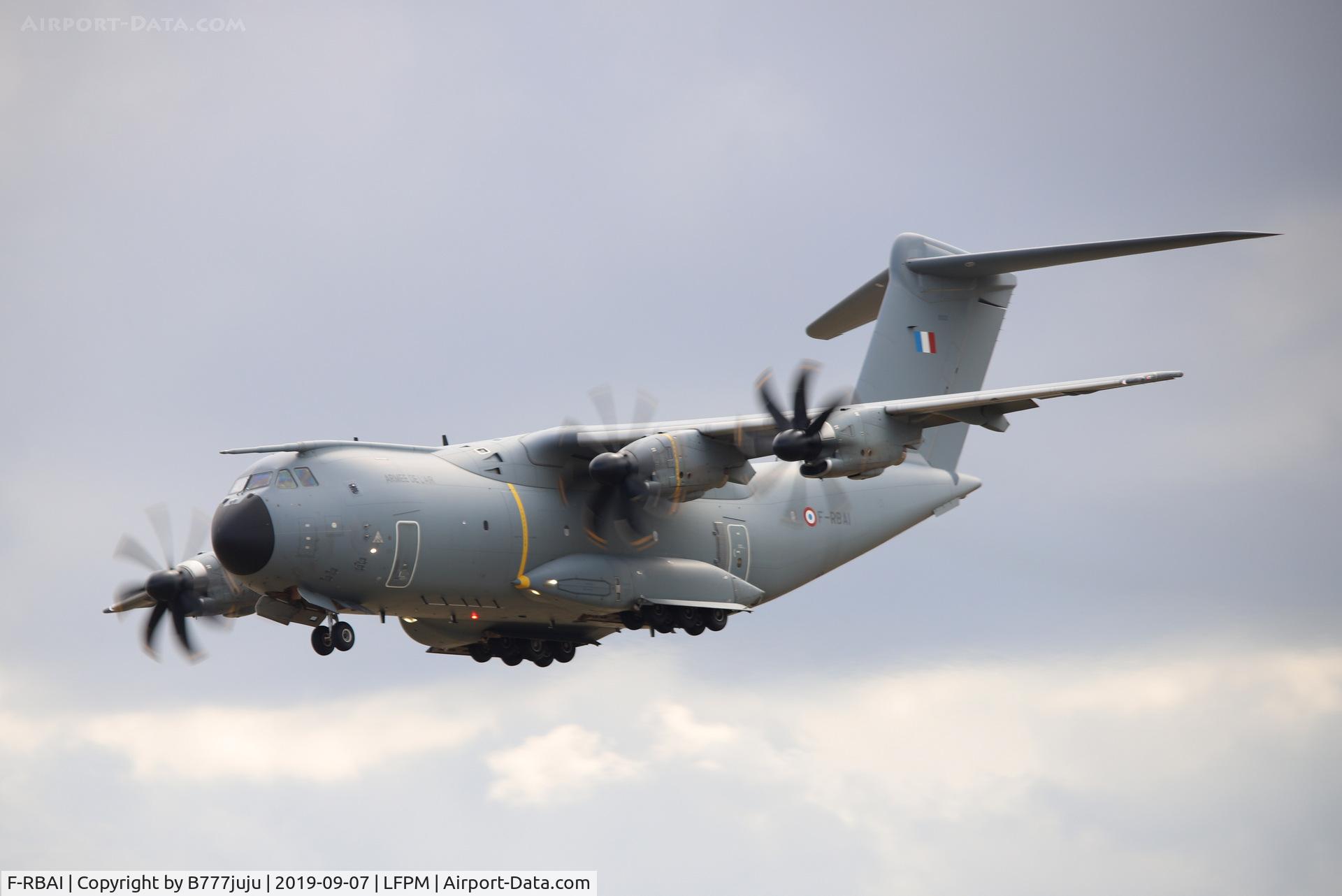F-RBAI, 2016 Airbus A400M Atlas C/N 033, during Air Légende 2019