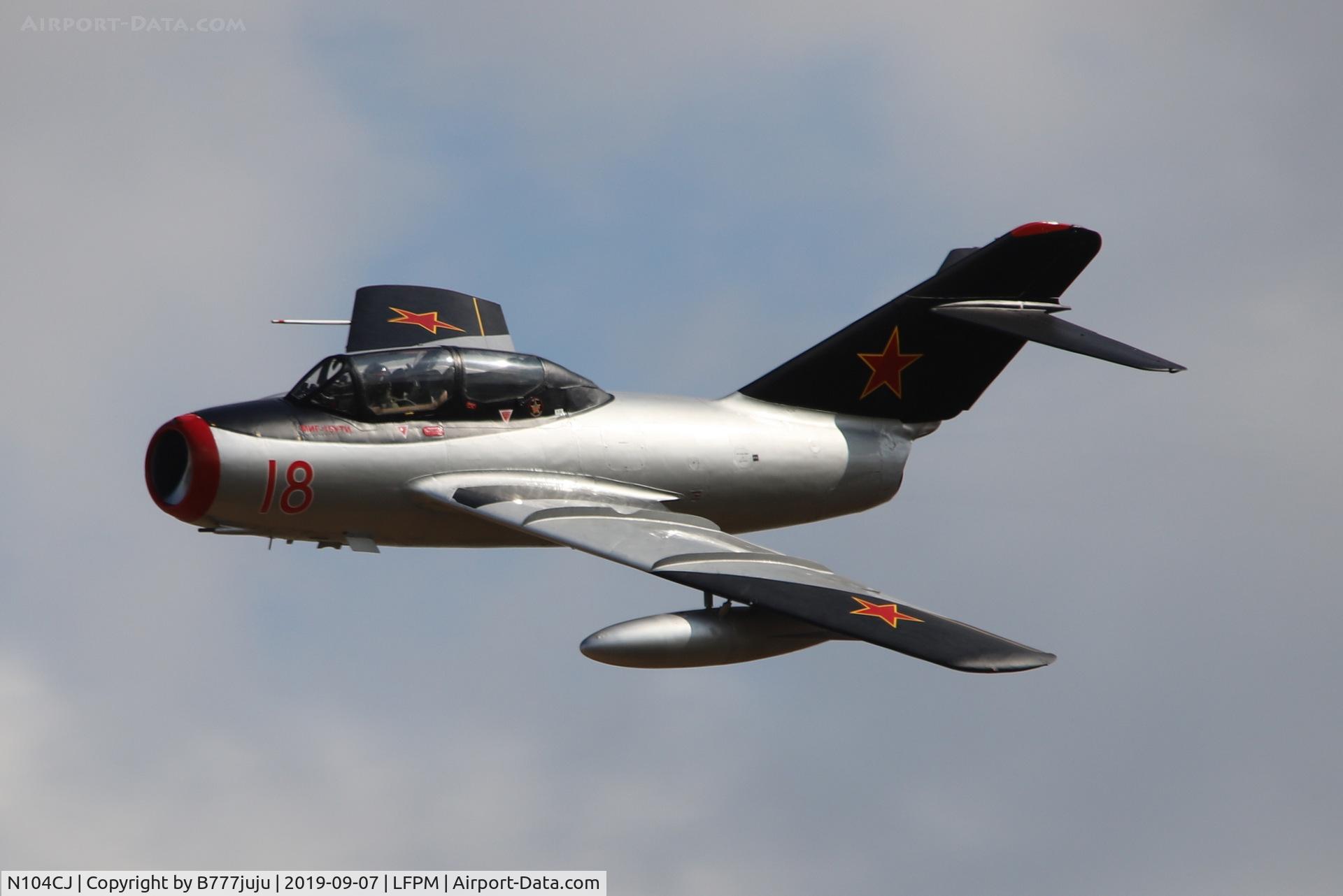 N104CJ, 1952 PZL-Mielec SBLim-2 (MiG-15UTI) C/N 1A01004, during Air Légende 2019