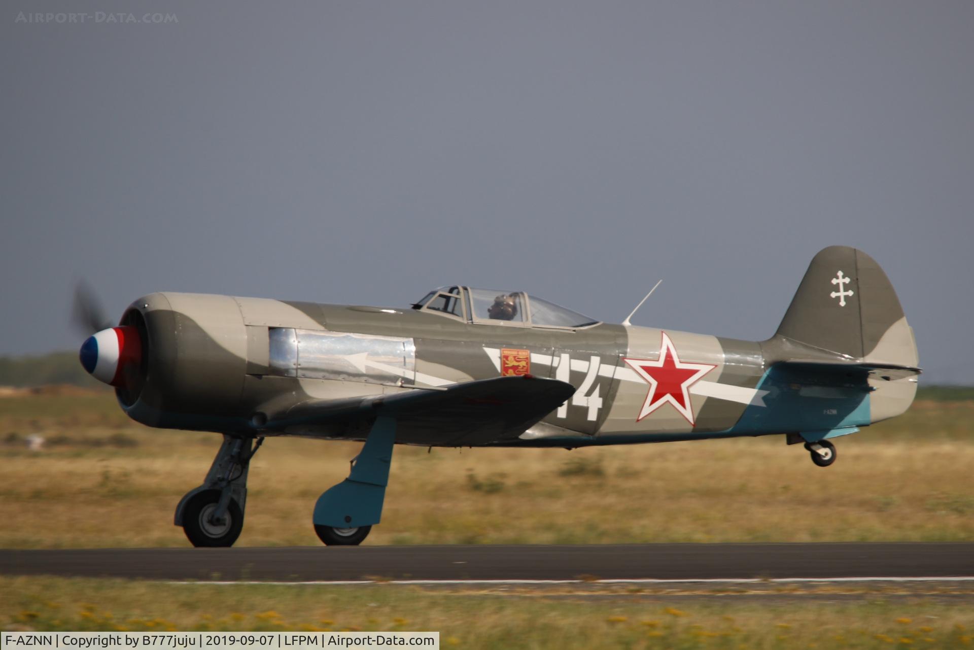 F-AZNN, Yakovlev Yak-11 C/N 25 III/05, during Air Légende 2019