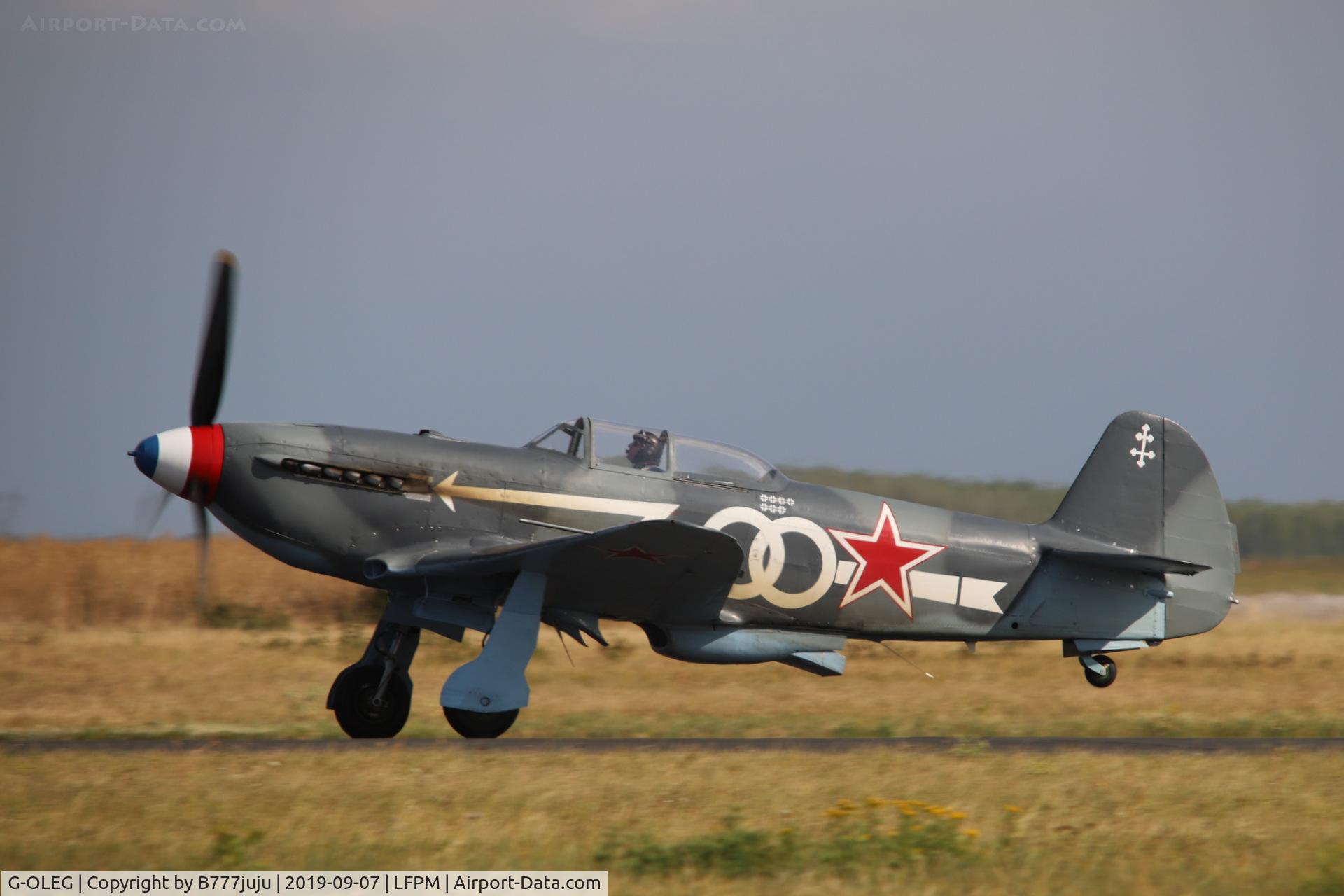 G-OLEG, 1944 Yakovlev Yak-3UA C/N 202, during Air Légende 2019