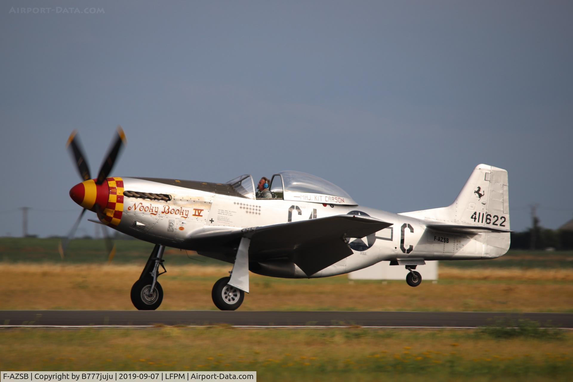 F-AZSB, 1944 North American P-51D Mustang C/N 122-40967, during Air Légende 2019