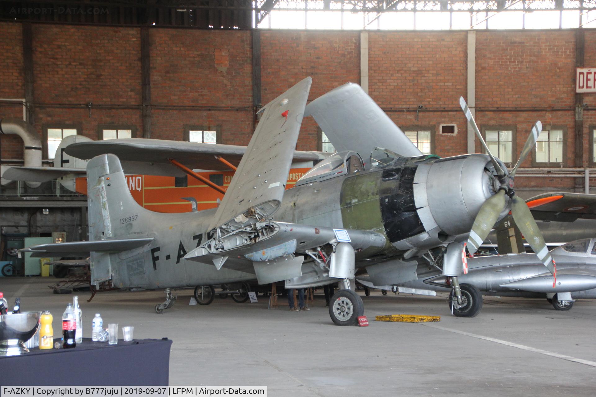 F-AZKY, Douglas A-1D Skyraider (AD-4NA) C/N 7798, during Air Légende 2019