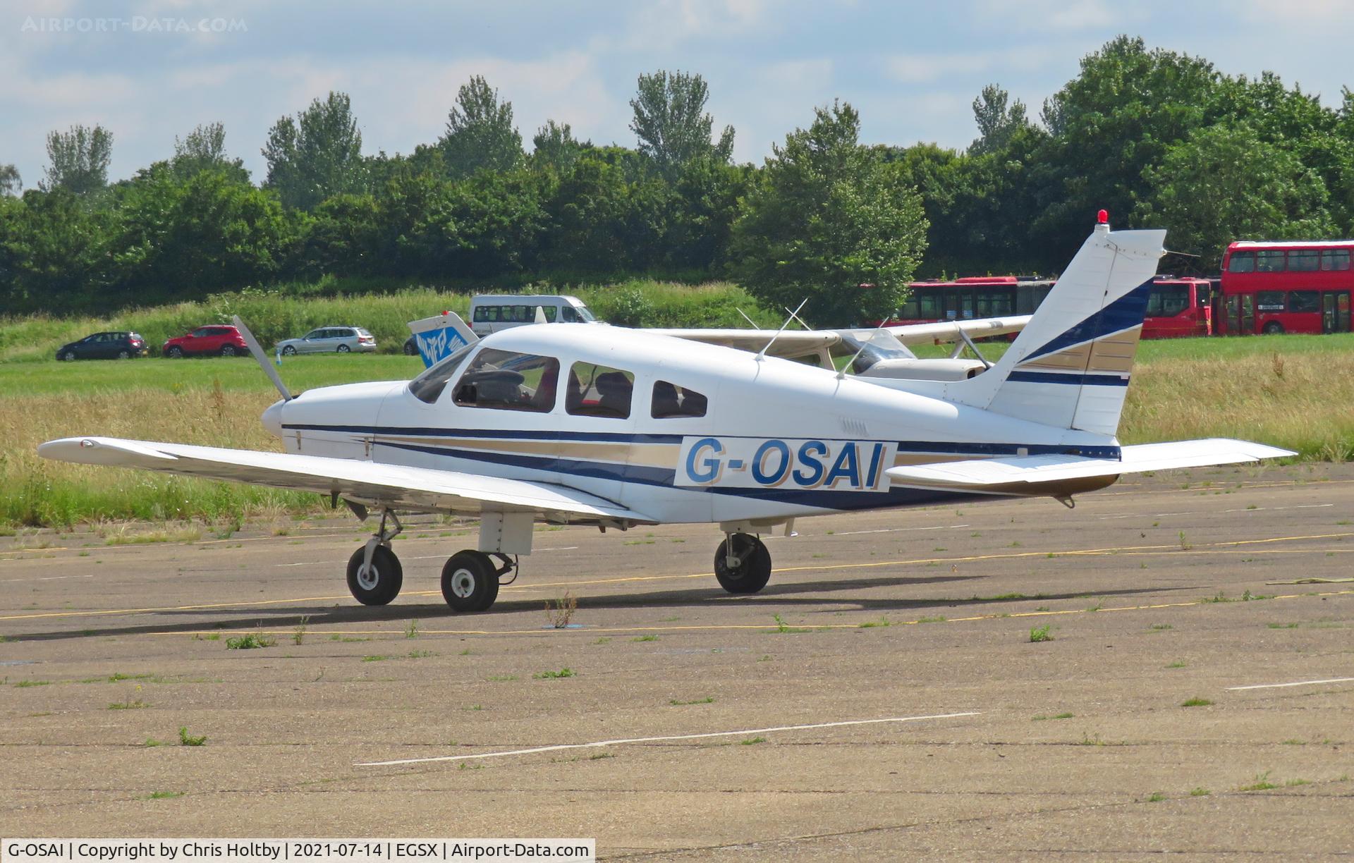 G-OSAI, 1979 Piper PA-28-181 Cherokee Archer II C/N 28-8090162, Visiting North Weald, Essex
