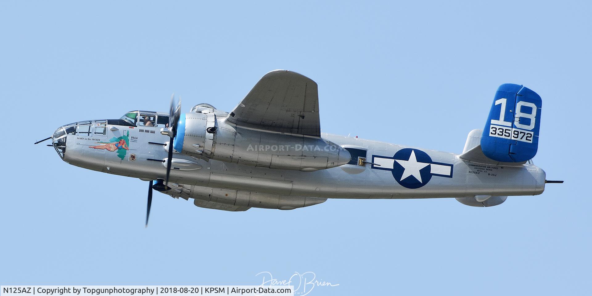 N125AZ, 1960 North American TB-25N Mitchell C/N 108-35262, B-25 departing RW16
