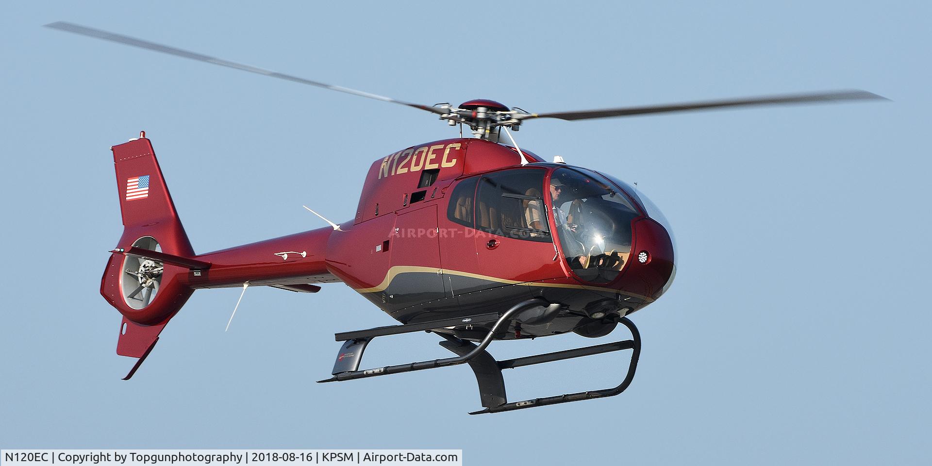 N120EC, 2006 Eurocopter EC-120B Colibri C/N 1465, Coming in to air taxing to PCA