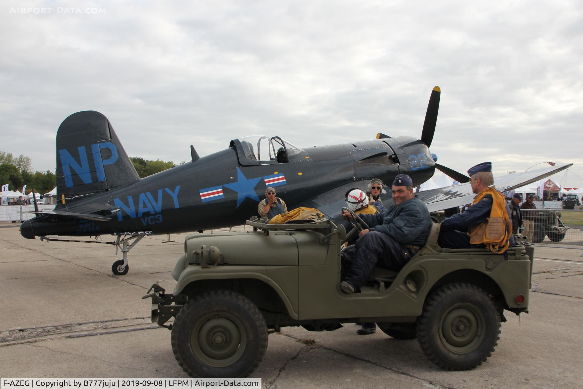 F-AZEG, 1944 Vought F4U-5NL Corsair C/N 124-724, during Air Légende 2019