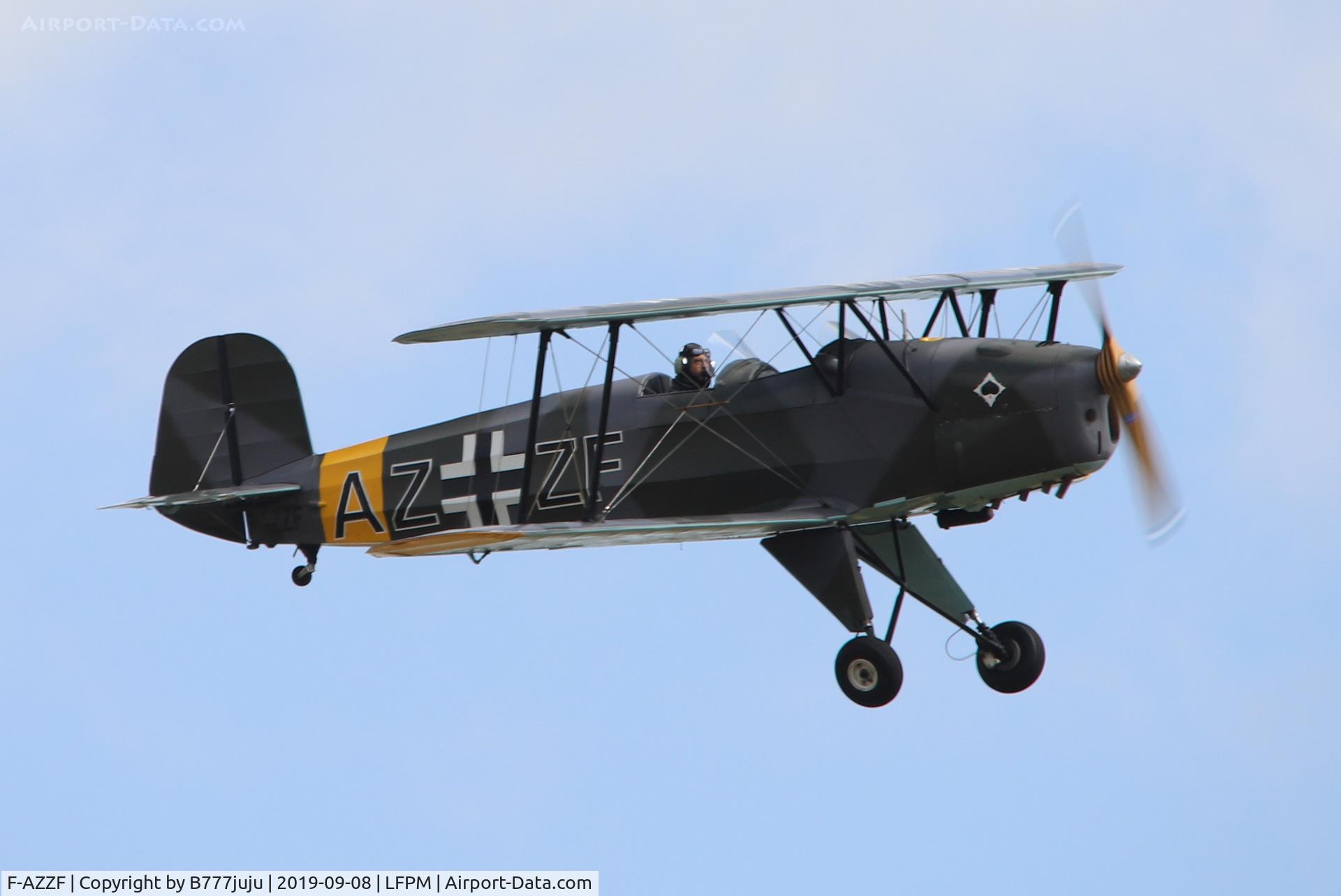 F-AZZF, CASA 1-131E Jungmann C/N 2128, during Air Légende 2019