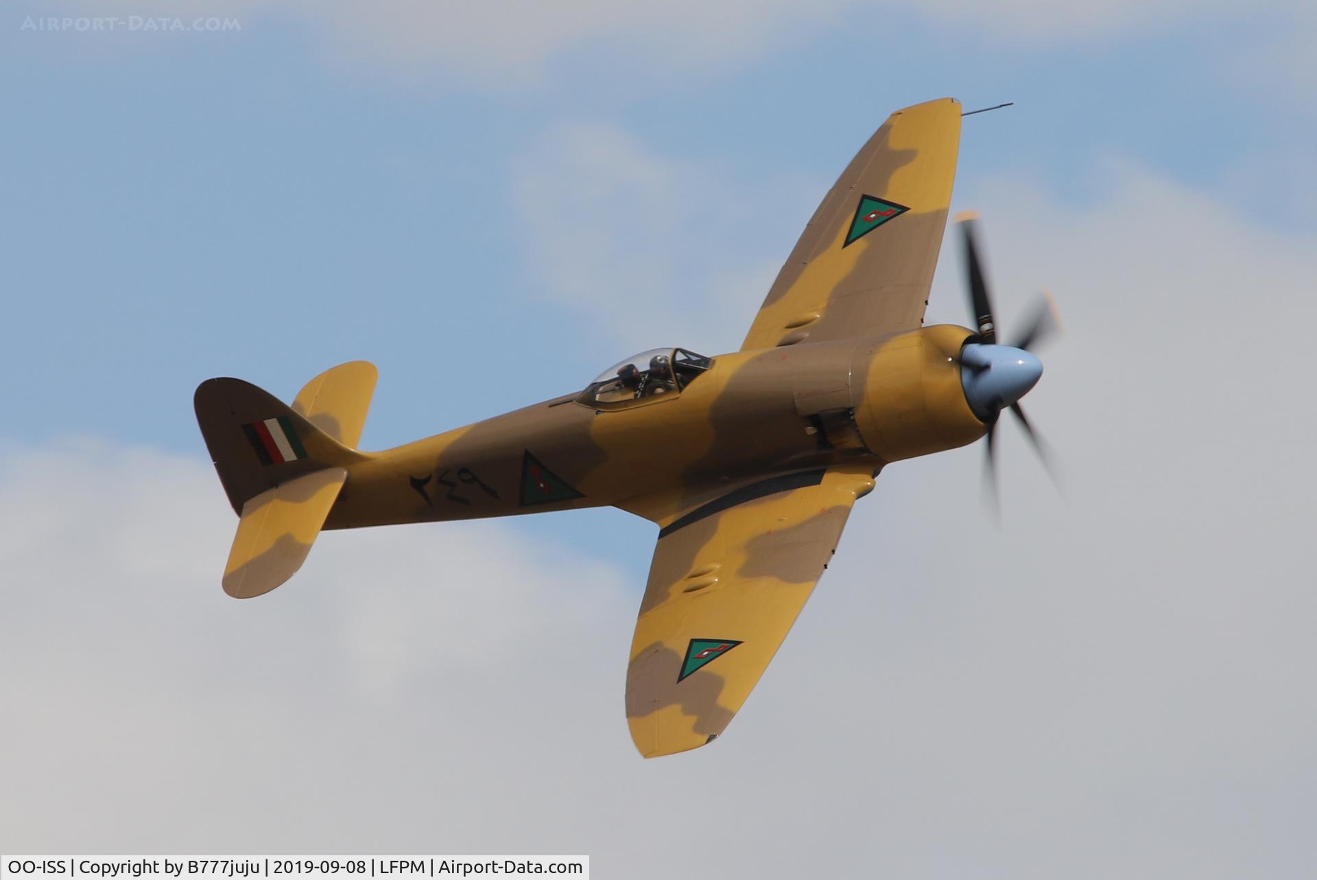 OO-ISS, 1947 Hawker Fury FB.10 C/N 33731, during Air Légende 2019