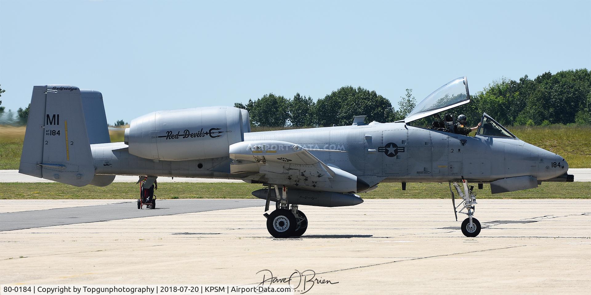 80-0184, 1980 Fairchild Republic A-10C Thunderbolt II C/N A10-0534, SANDY14