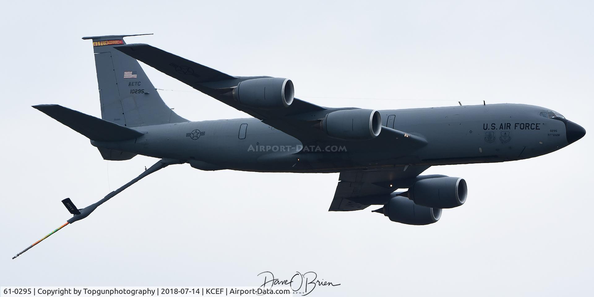 61-0295, 1961 Boeing KC-135R Stratotanker C/N 18202, ALTUS tanker Demo