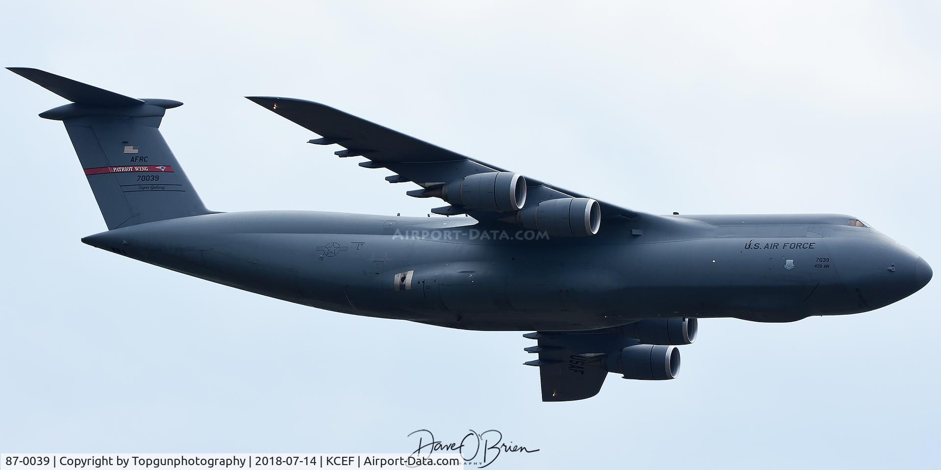 87-0039, Lockheed C-5M Super Galaxy C/N 500-0125, C-5A Demo