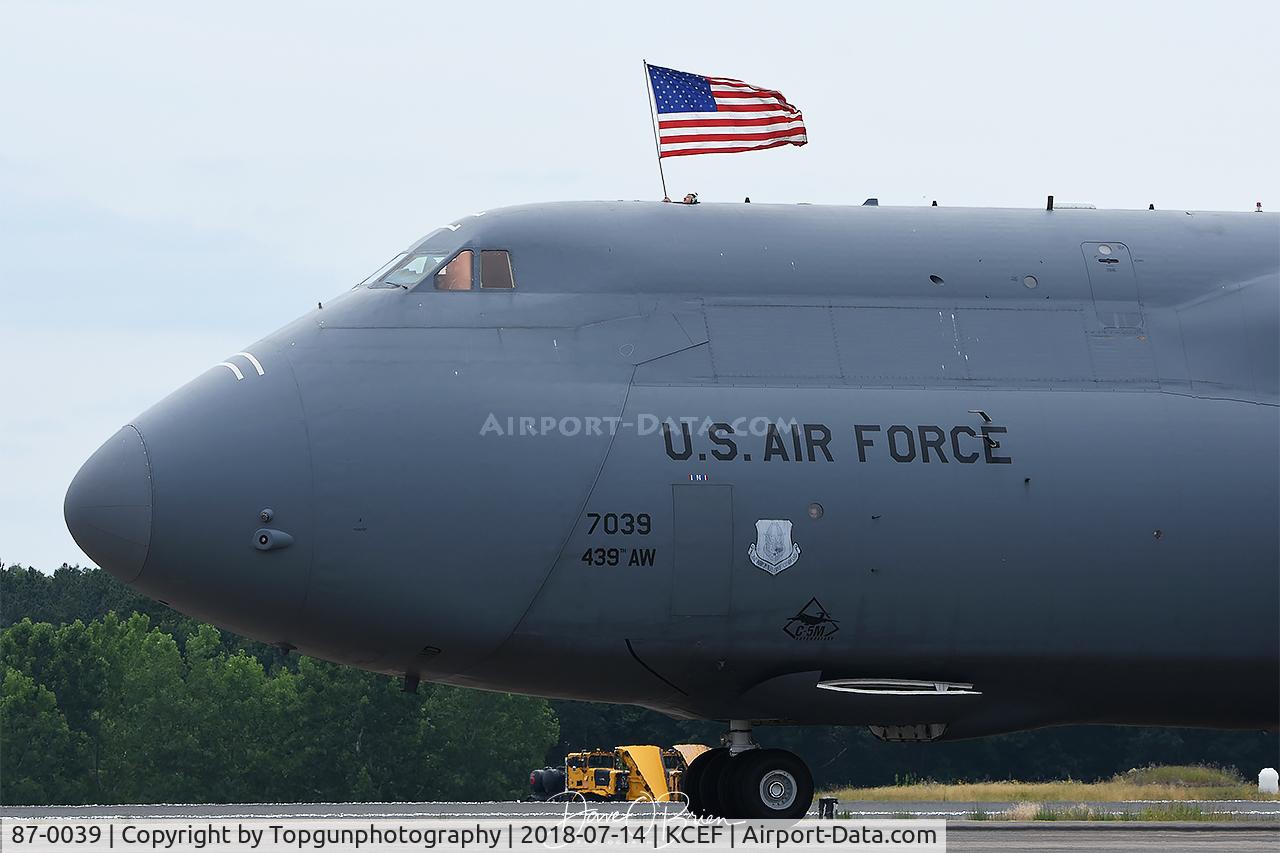 87-0039, Lockheed C-5M Super Galaxy C/N 500-0125, One of the first M conversions at Westover