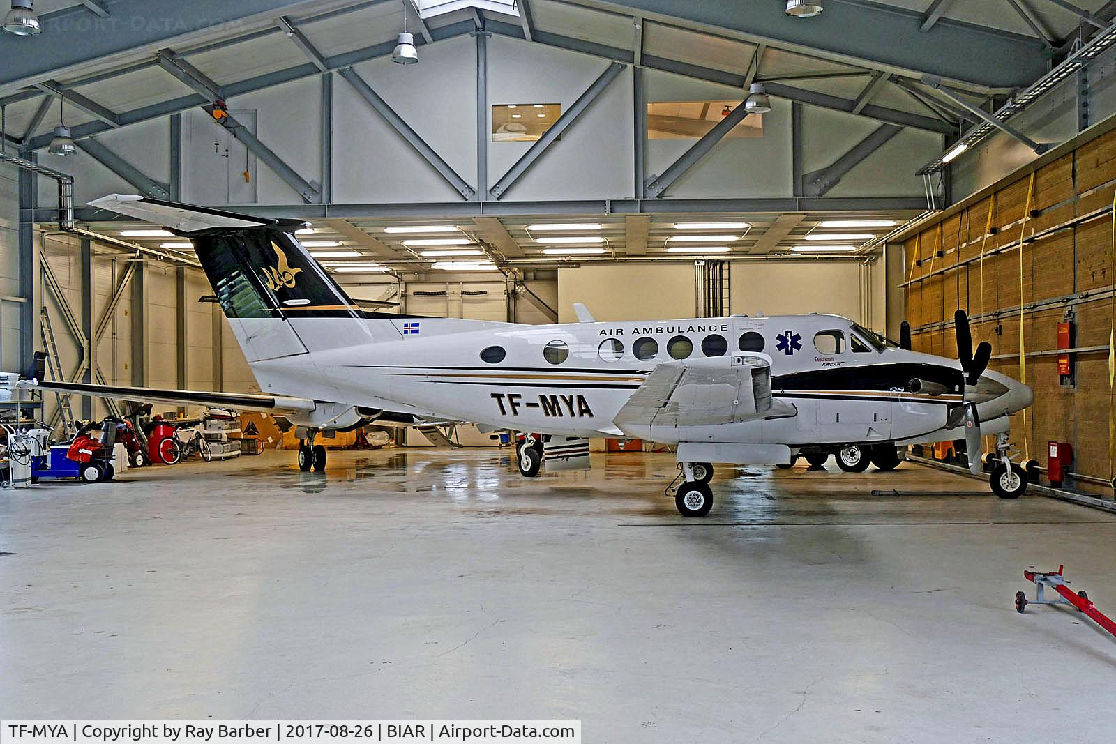 TF-MYA, 1999 Raytheon B200 King Air C/N BB-1646, TF-MYA   Beech B200 Super King Air [BB-1646] (MÃ½flug Air) Akureyri~TF 26/08/2017