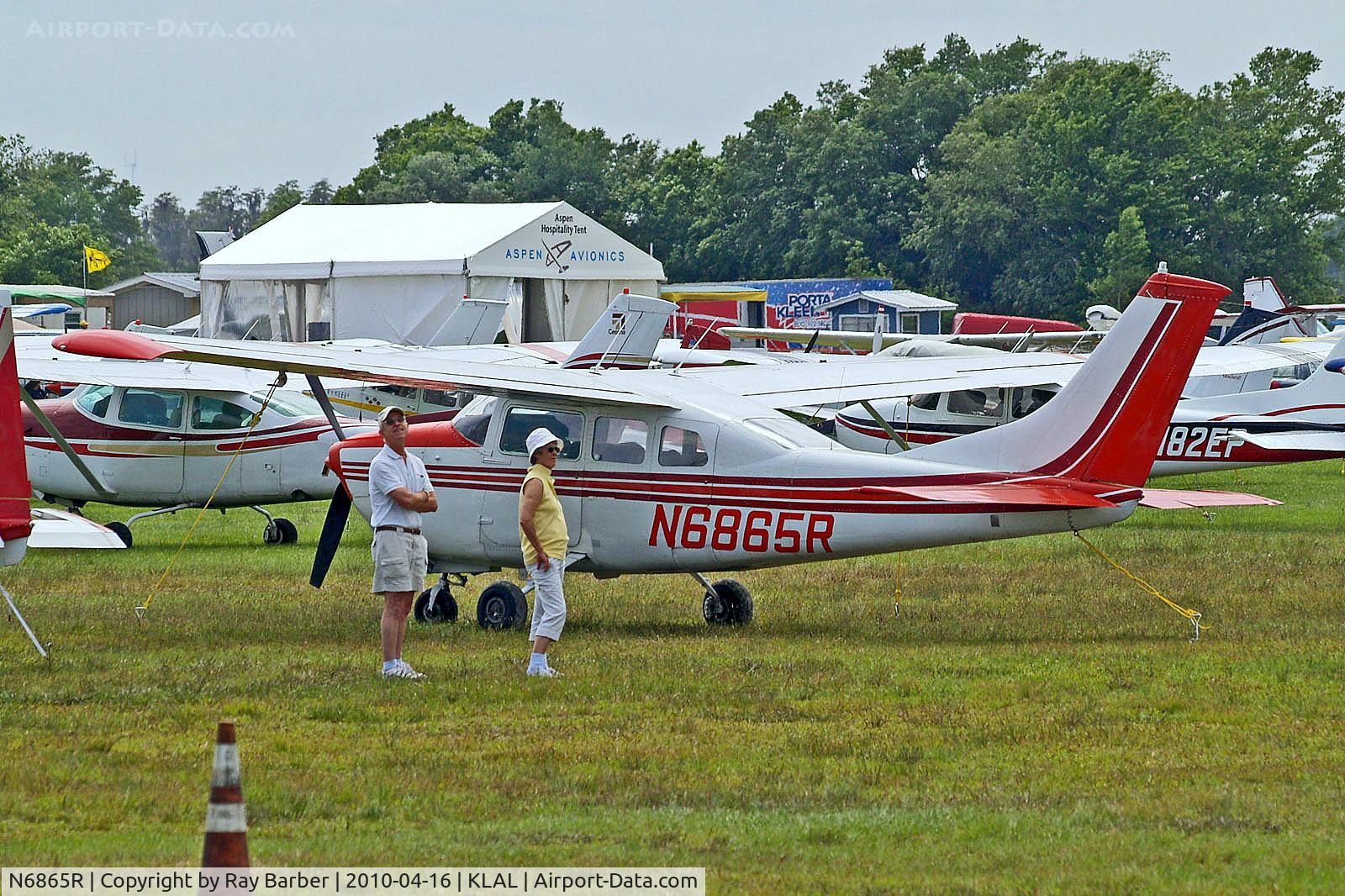 N6865R, 1967 Cessna T210G Turbo Centurion C/N T210-0265, N6865R   Cessna T210G Turbo Centurion [T210-0265] Lakeland-Linder~N 16/04/2010