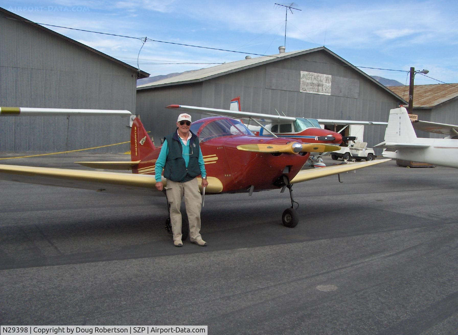 N29398, 1940 Culver LCA C/N 191, 1940 Culver CADET LCA Continental A&C75 75 Hp, retractable gear, with owner/restorer