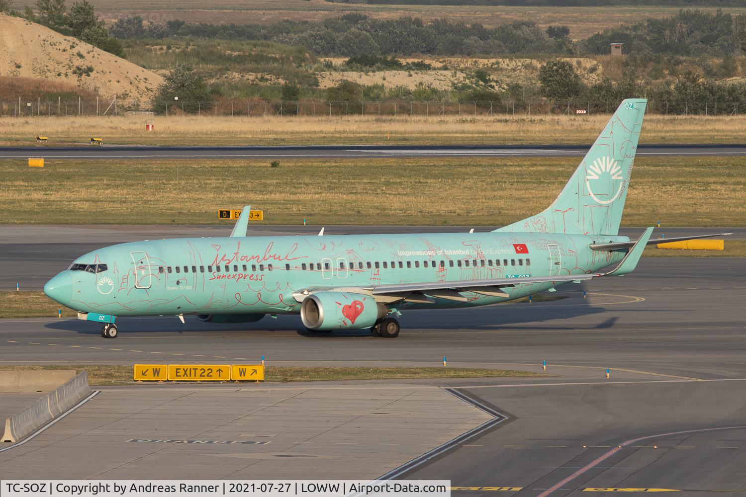 TC-SOZ, 2008 Boeing 737-8HX C/N 29649, Sunexpress Boeing 737