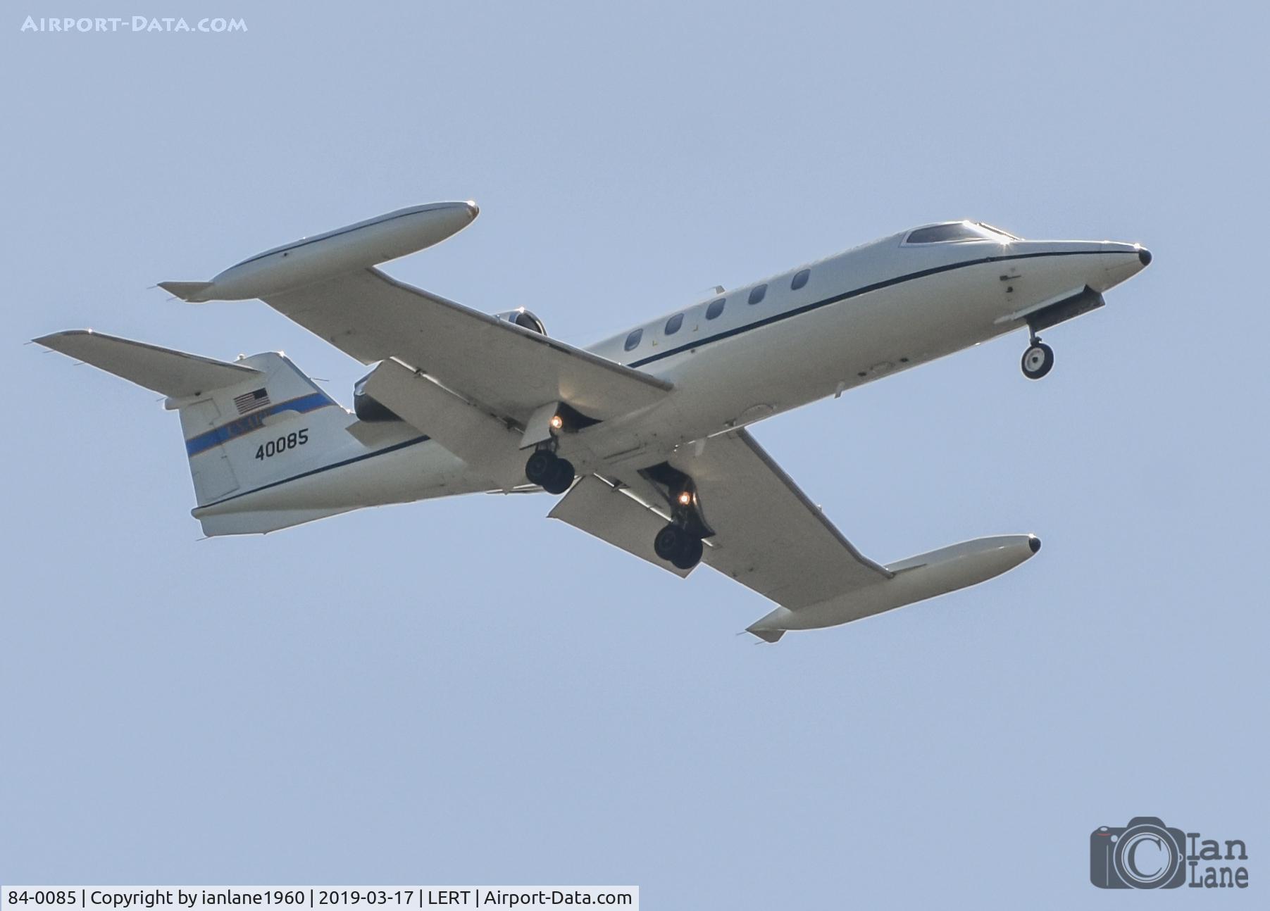 84-0085, 1984 Gates Learjet C-21A C/N 35A-531, At Rota Naval Air Station