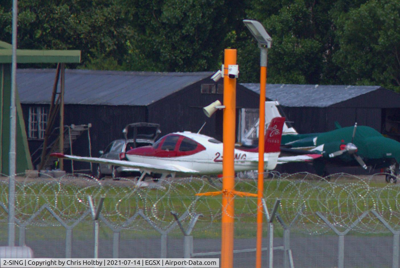 2-SING, 2008 Cirrus SR22 G3 GTSX Turbo C/N 3148, Distant shot at North Weald