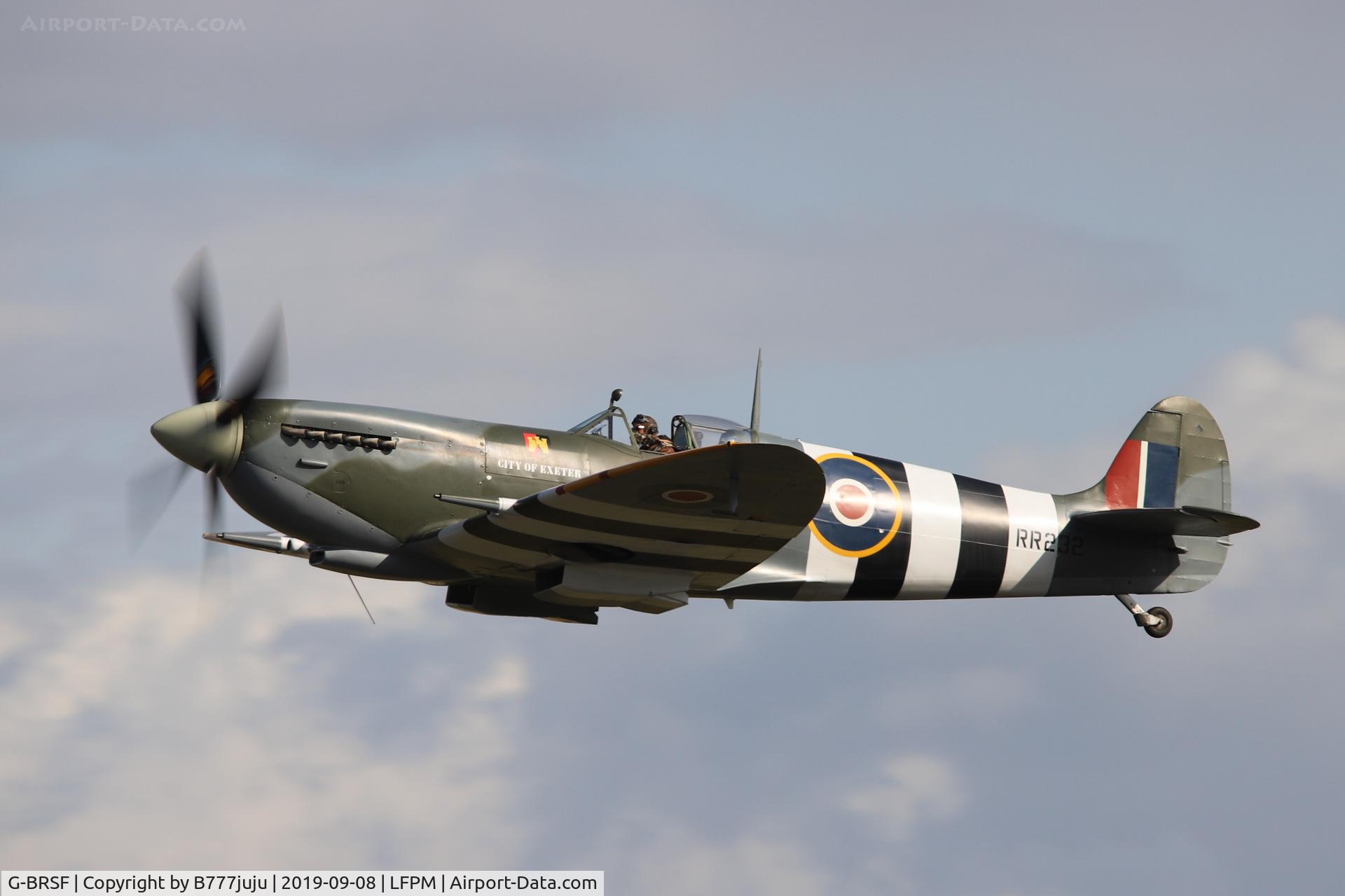 G-BRSF, 1943 Supermarine 361 Spitfire HF.IX C/N CBAF.IX.3279, during Air Légende 2019