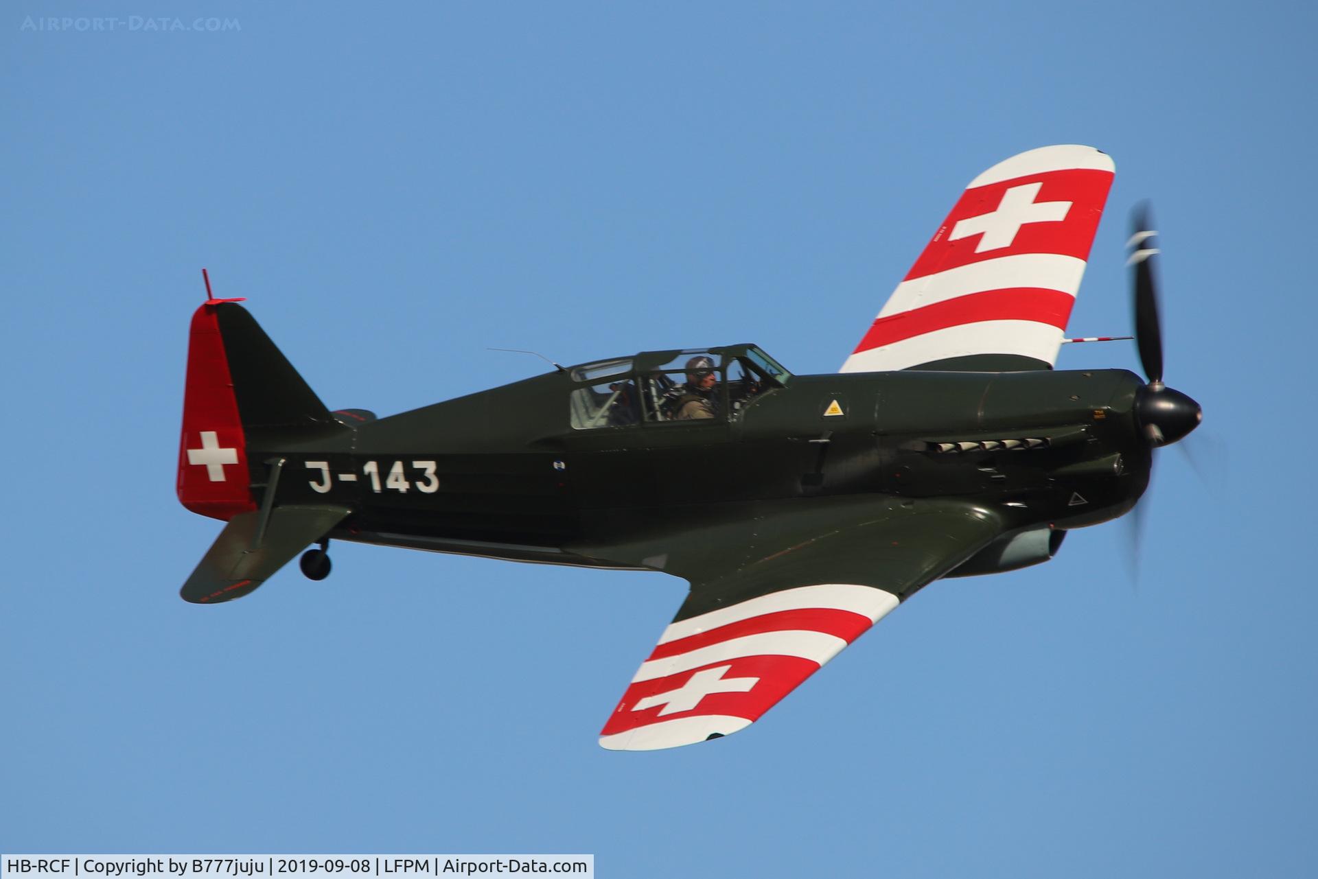 HB-RCF, 1942 Morane-Saulnier D-3801 (MS-412) C/N 194, during Air Légende 2019