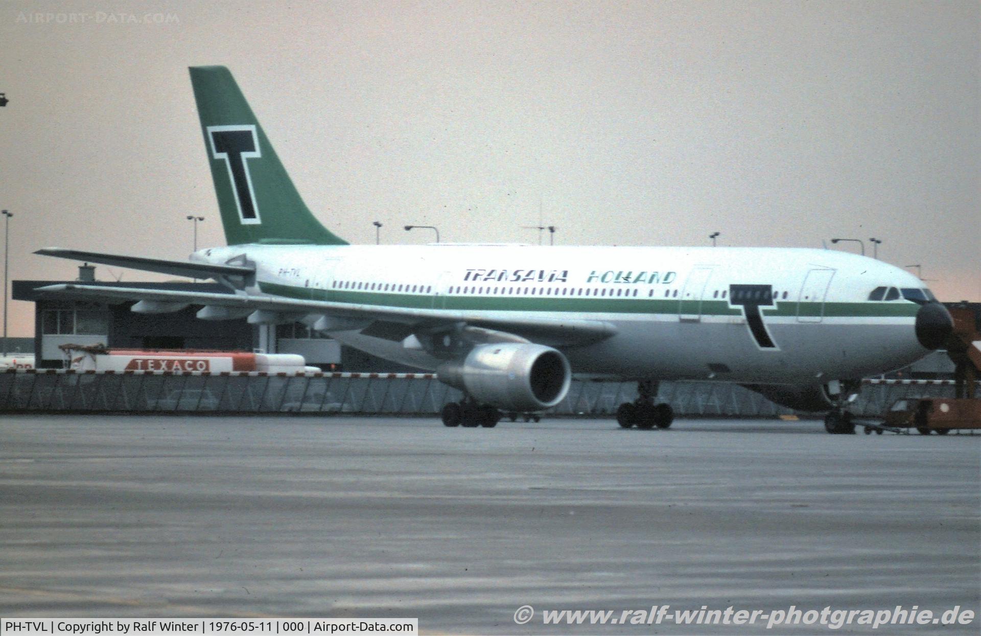 PH-TVL, 1974 Airbus A300B2-1C C/N 008, Airbus A300 - Transavia Holland - 008 - PH-TVL - 1976