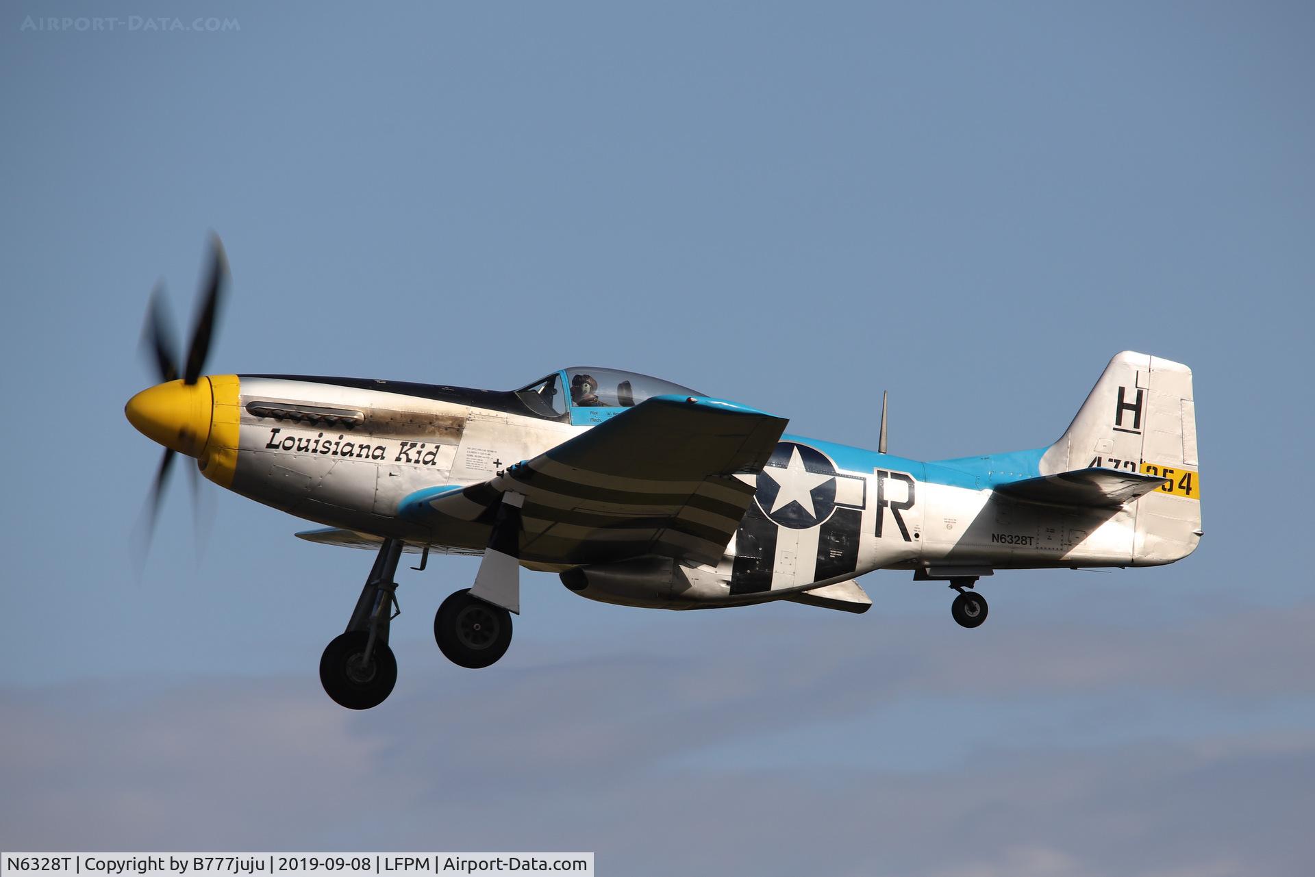 N6328T, 1944 North American P-51D Mustang C/N 122-39713 (44-73254), during Air Légende 2019
