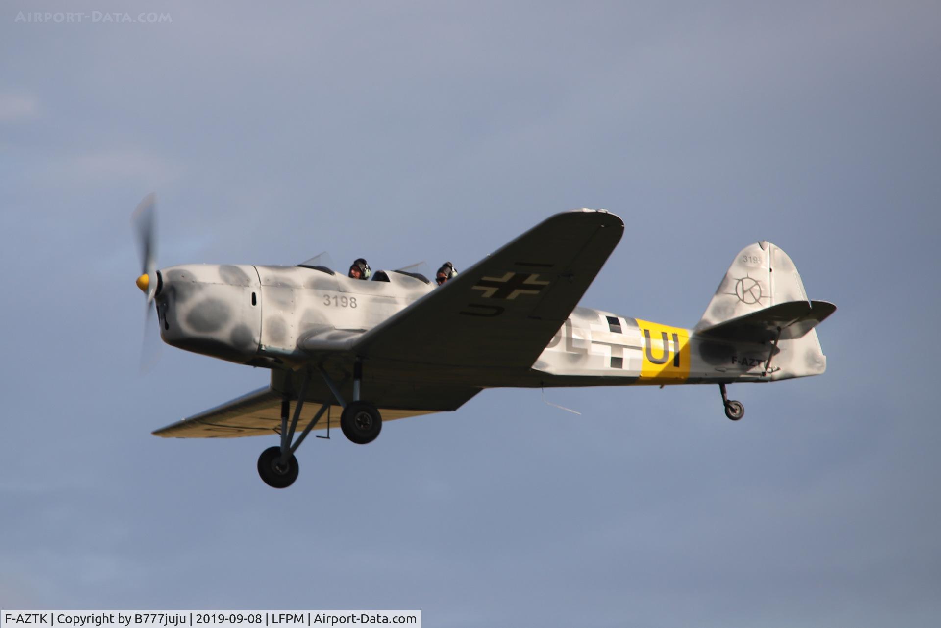 F-AZTK, 1940 Klemm Kl-35D C/N 1854, during Air Légende 2019
