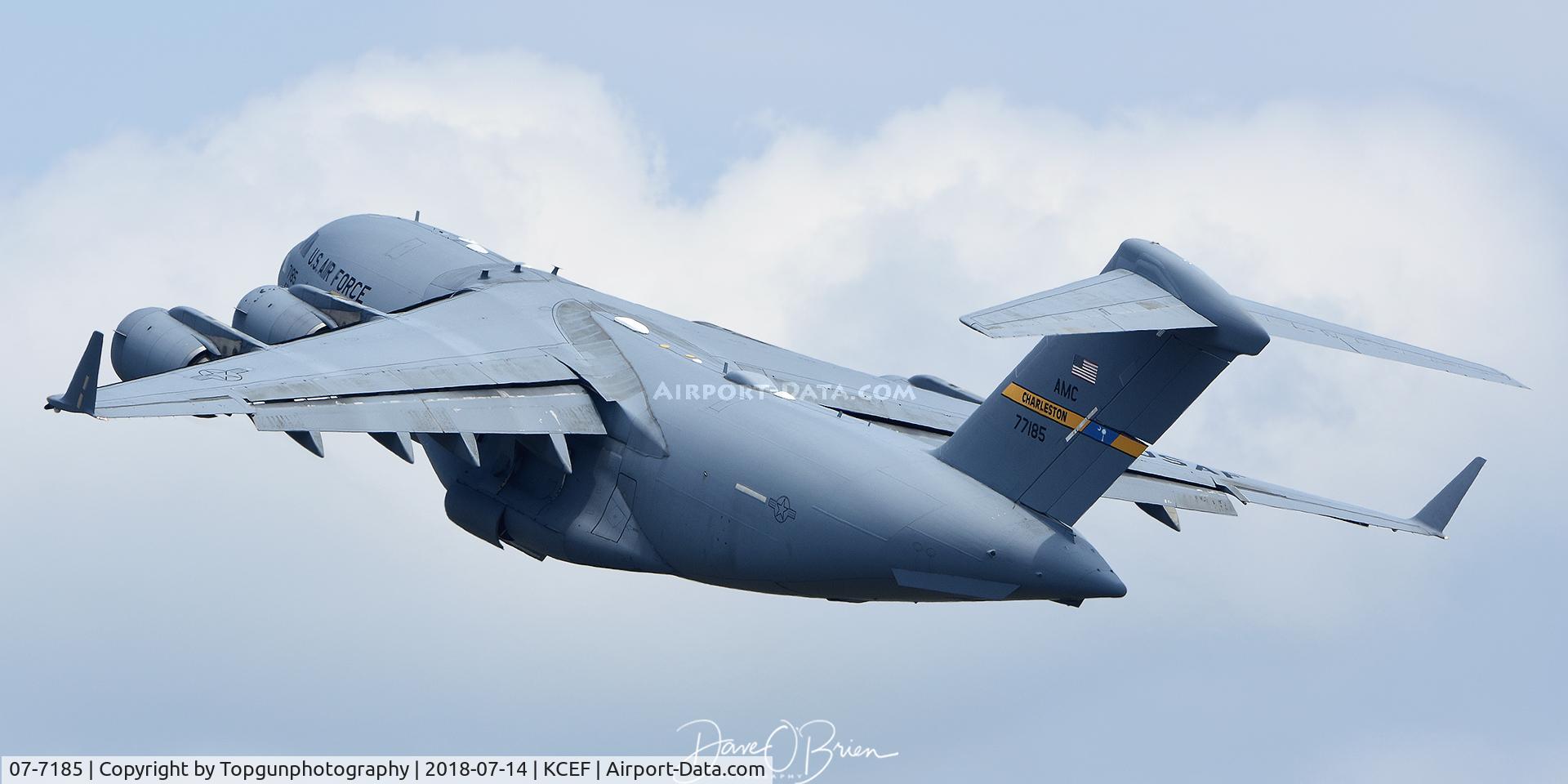 07-7185, 2007 Boeing C-17A Globemaster III C/N P-185, C-17 Demo Westover Air Show 2018