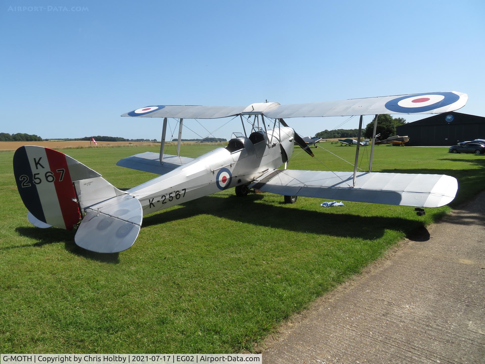 G-MOTH, 1942 De Havilland DH-82A Tiger Moth II C/N 85340, 1942 Tiger Moth based at Audley End Airfield Essex