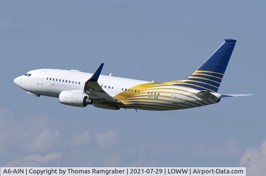 A6-AIN, 1999 Boeing 737-7Z5 BBJ C/N 29268, Royal Jet Boeing 737-700(BBJ)