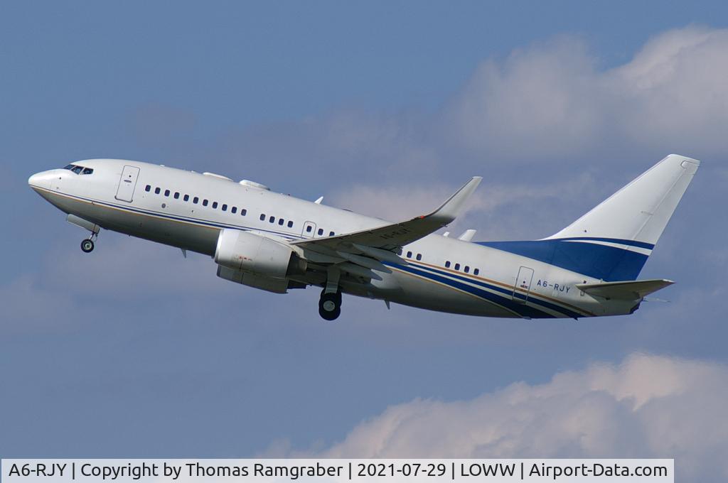 A6-RJY, 1999 Boeing 737-7Z5 BBJ C/N 29857, Royal Jet Boeing 737-700(BBJ)