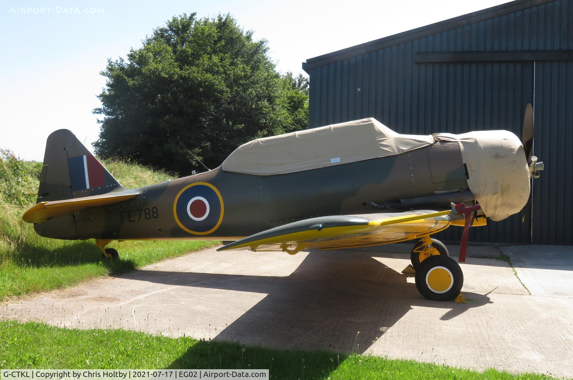 G-CTKL, 1941 Noorduyn AT-16 Harvard IIB C/N 07-30, Hong Kong owned 1941 Harvard taken up residence at Audley End, Essex